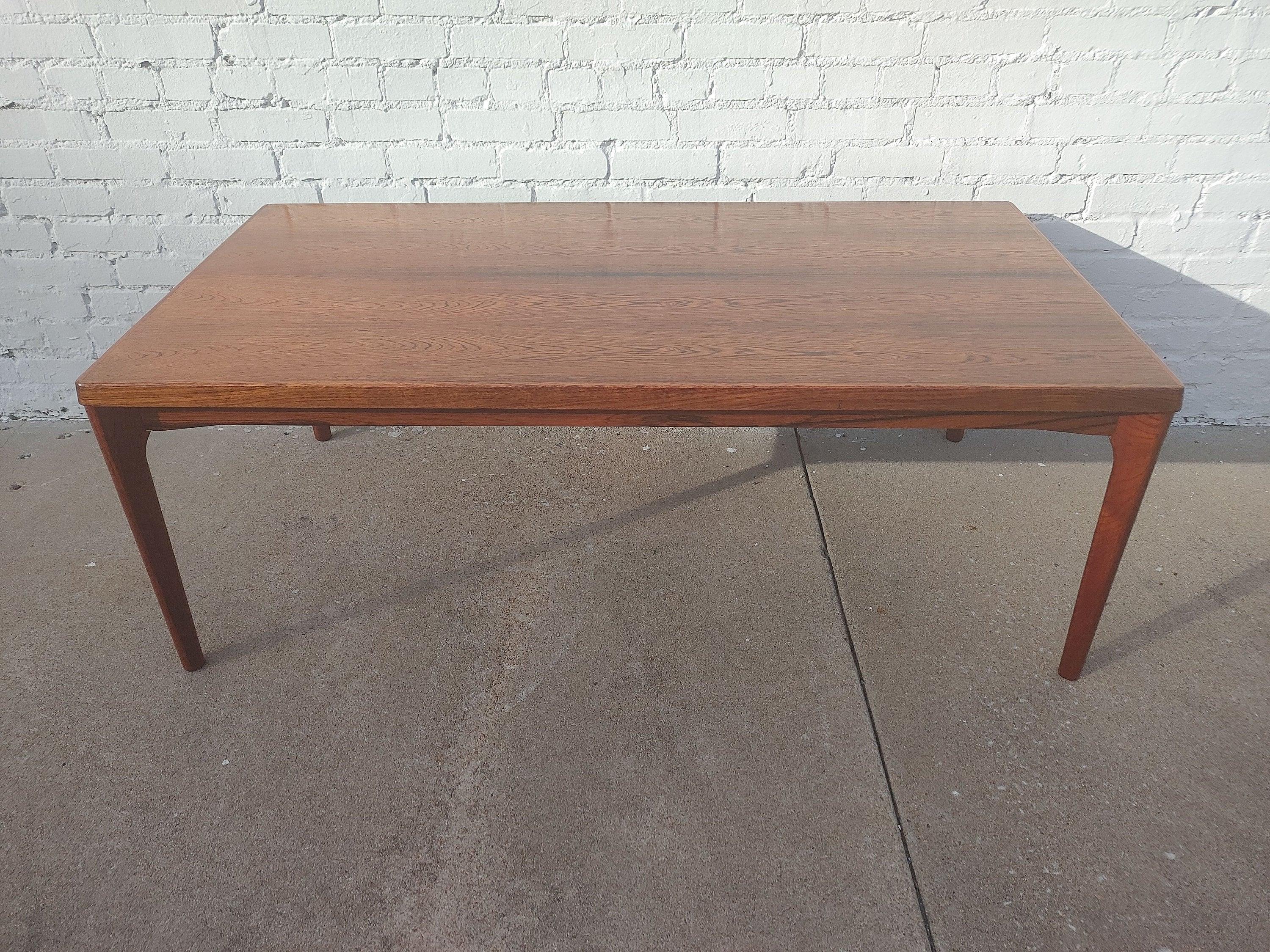 Mid Century Danish Modern Teak Coffee Table by Velje Stole