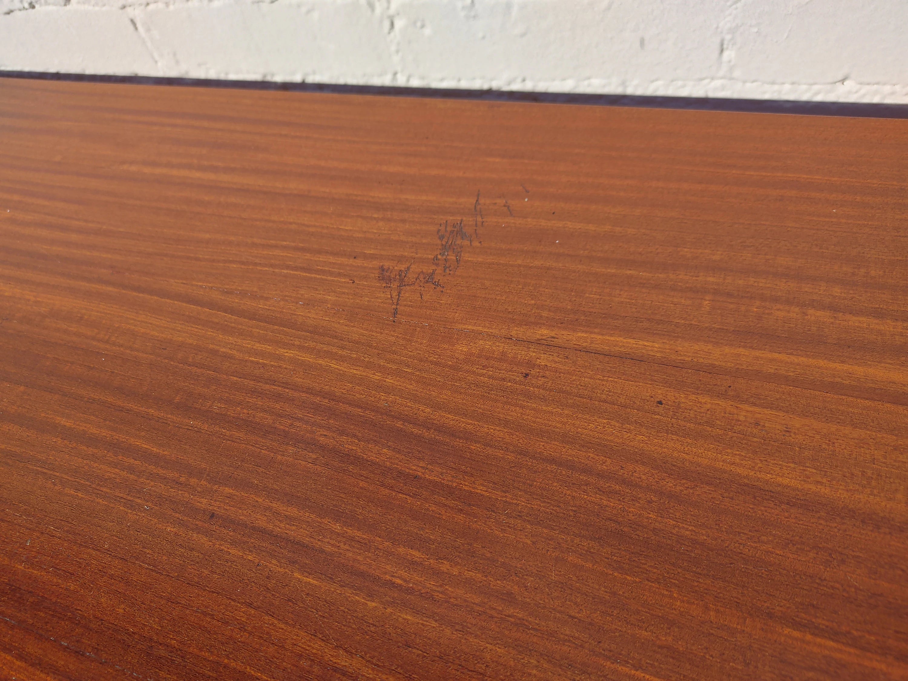 Mid Century Danish Modern Rosewood Dining Table by Sannemann