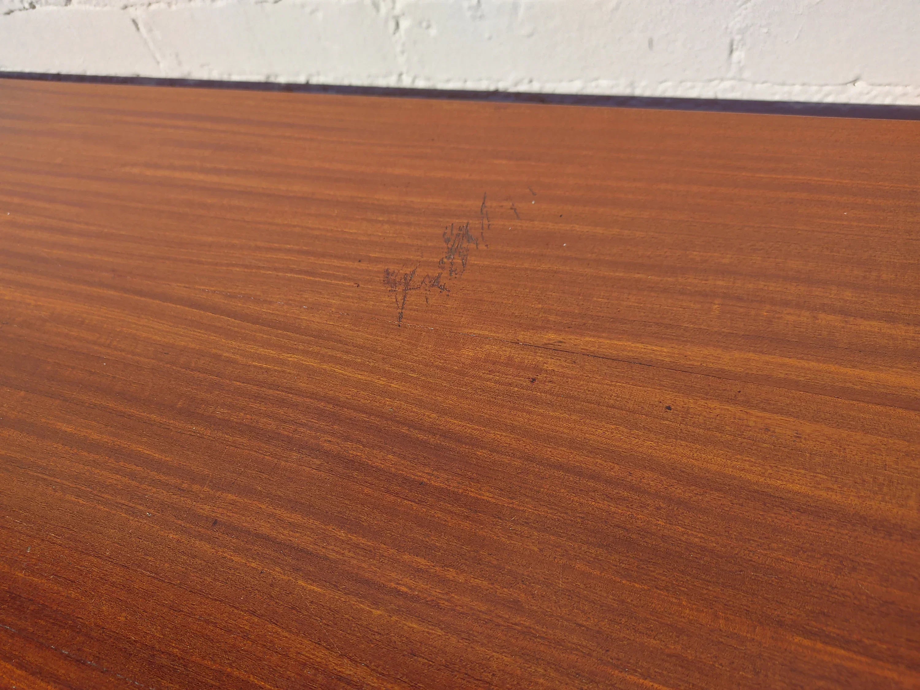 Mid Century Danish Modern Rosewood Dining Table by Sannemann