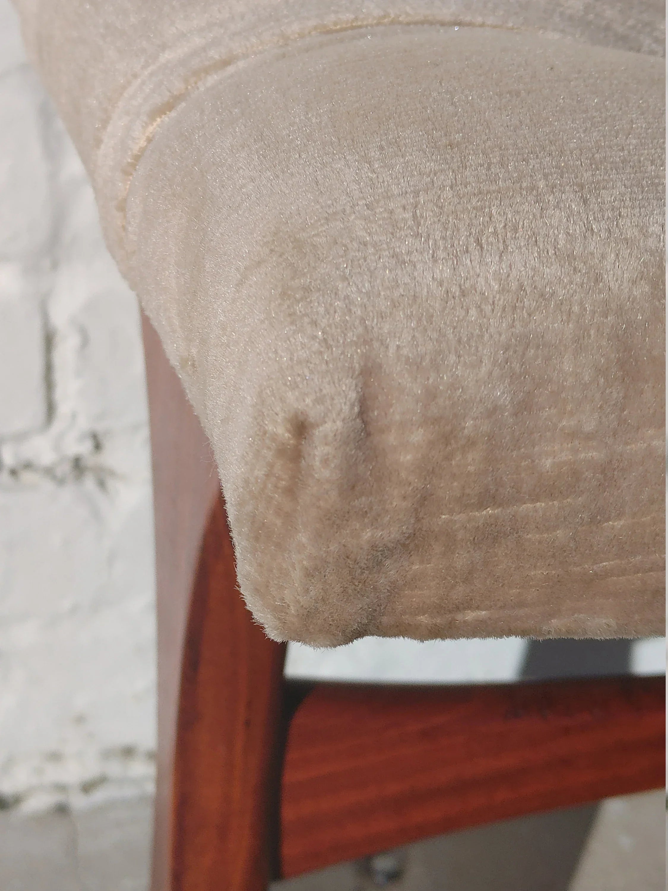 Mid Century English Modern Teak Stool