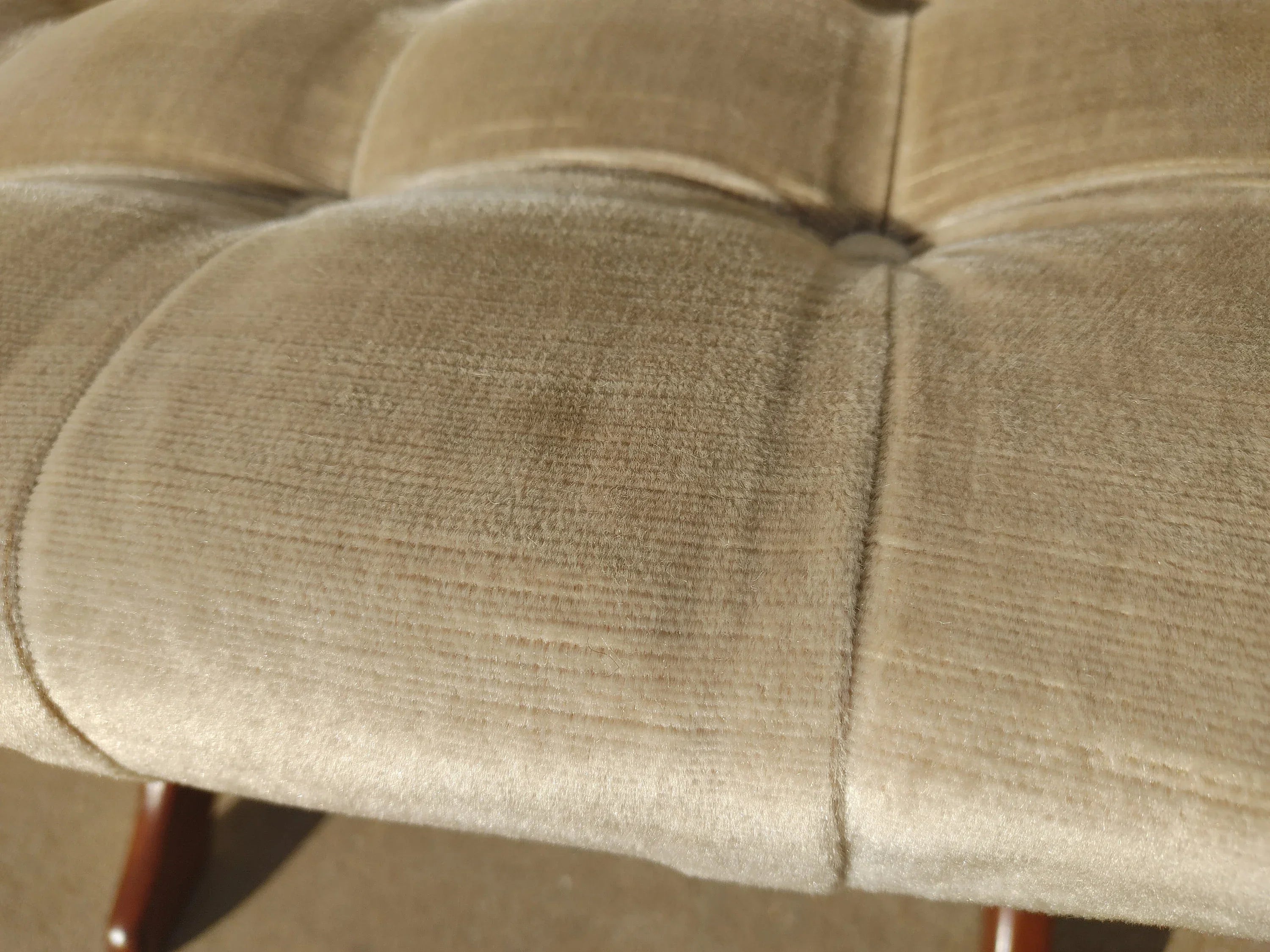 Mid Century English Modern Teak Stool