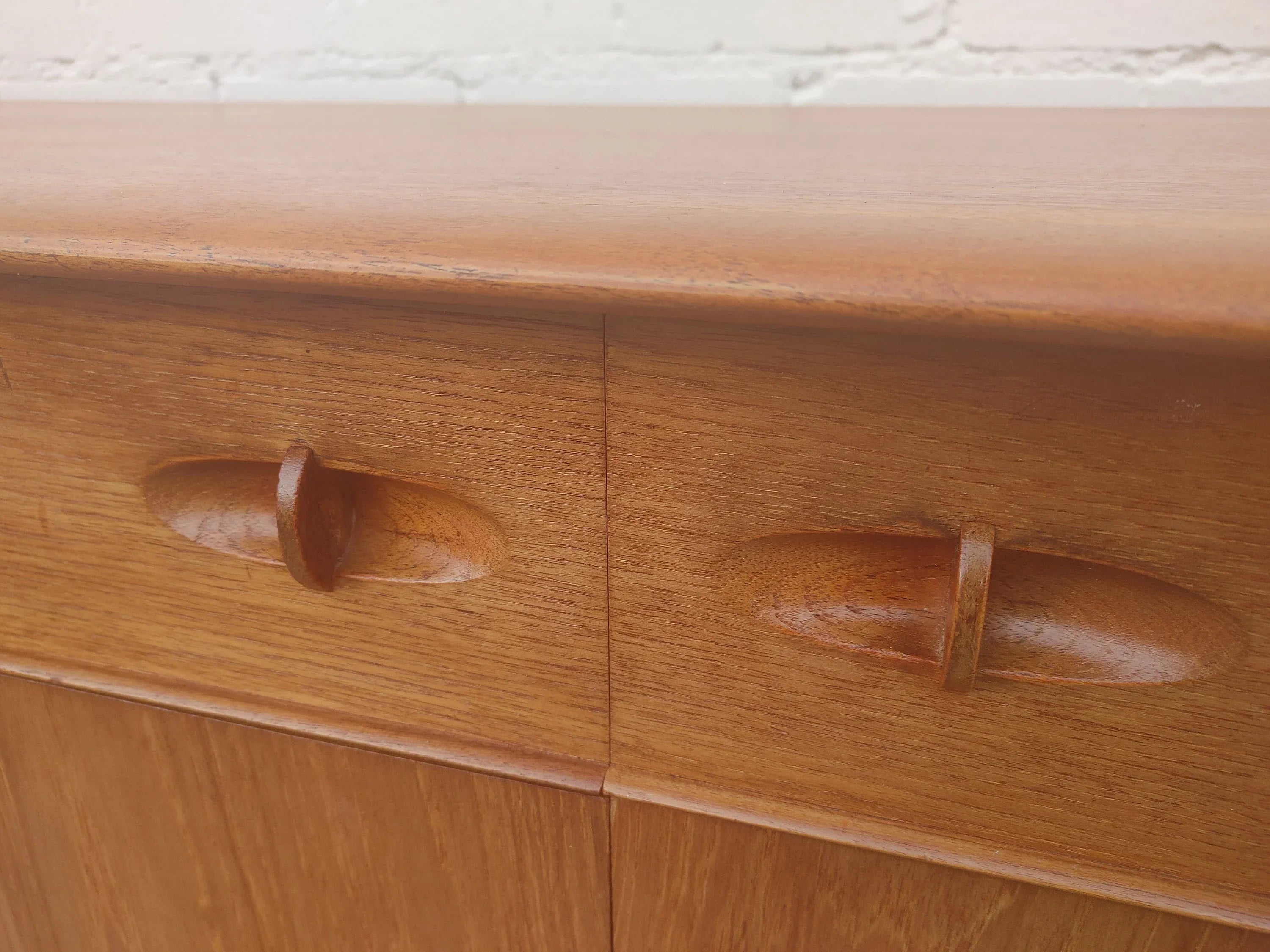 Mid Century English Modern Teak Sideboard