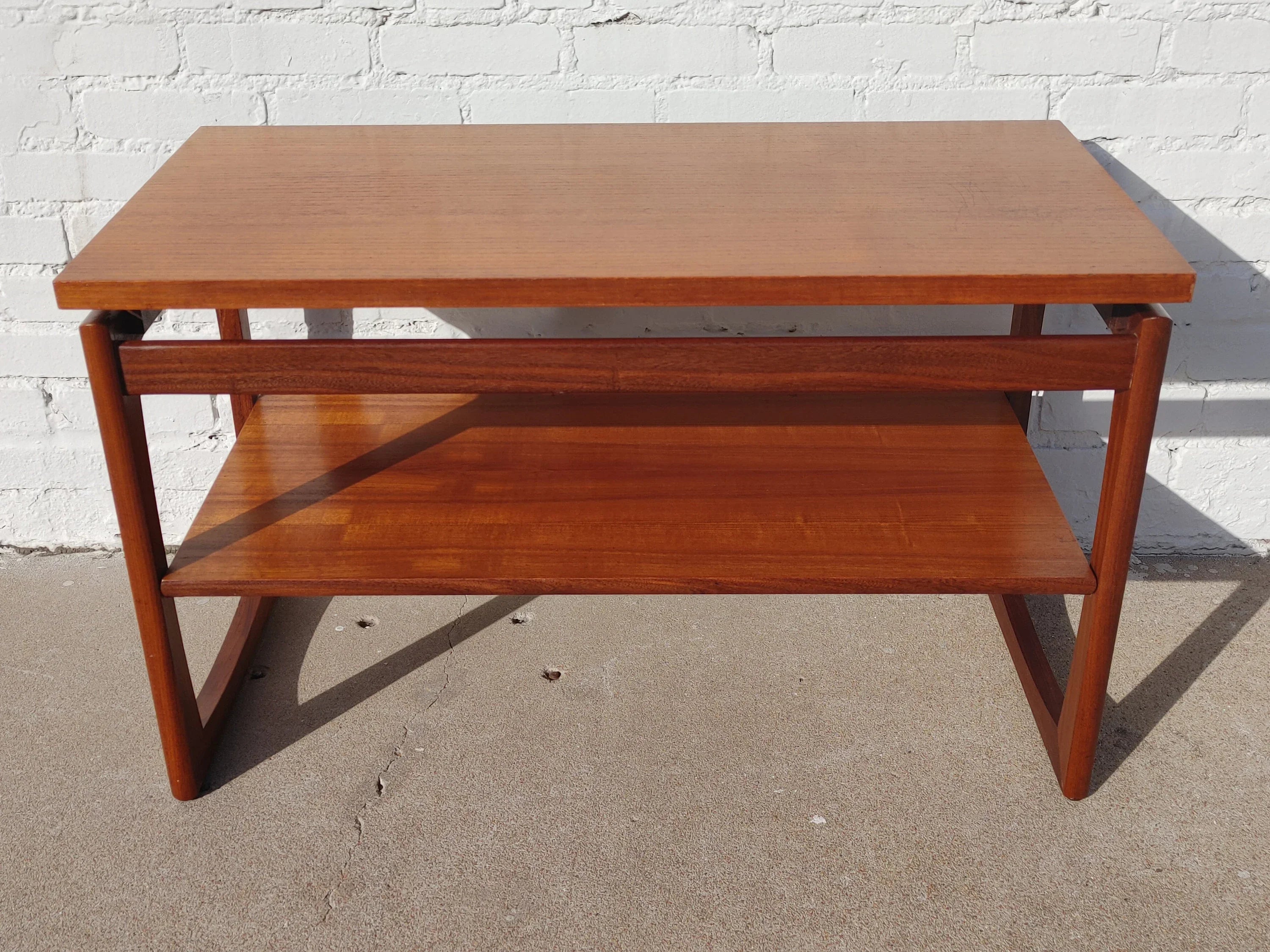 Mid Century English Modern Teak Coffee Table