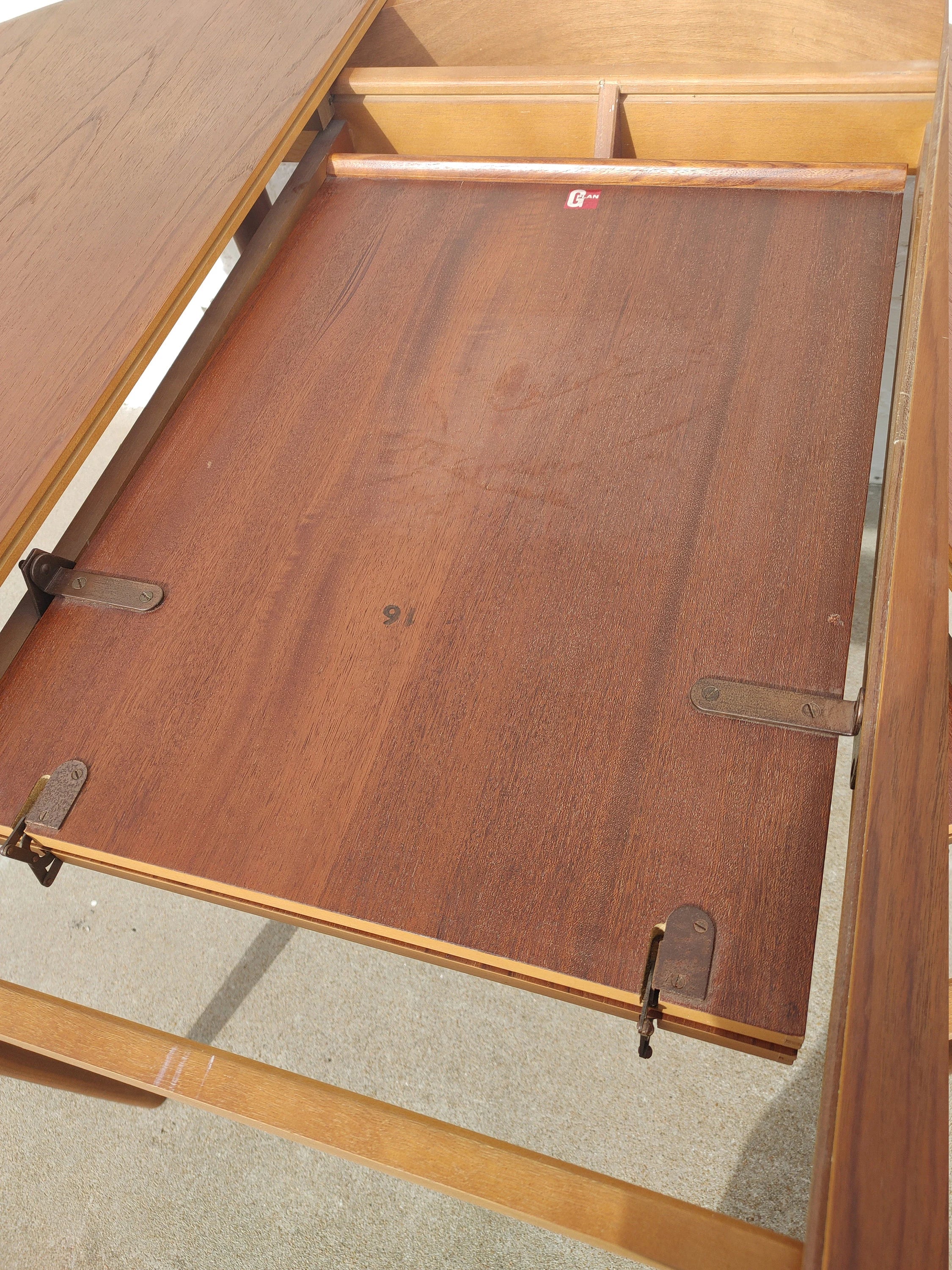 Mid Century English Modern G Plan Dining Table