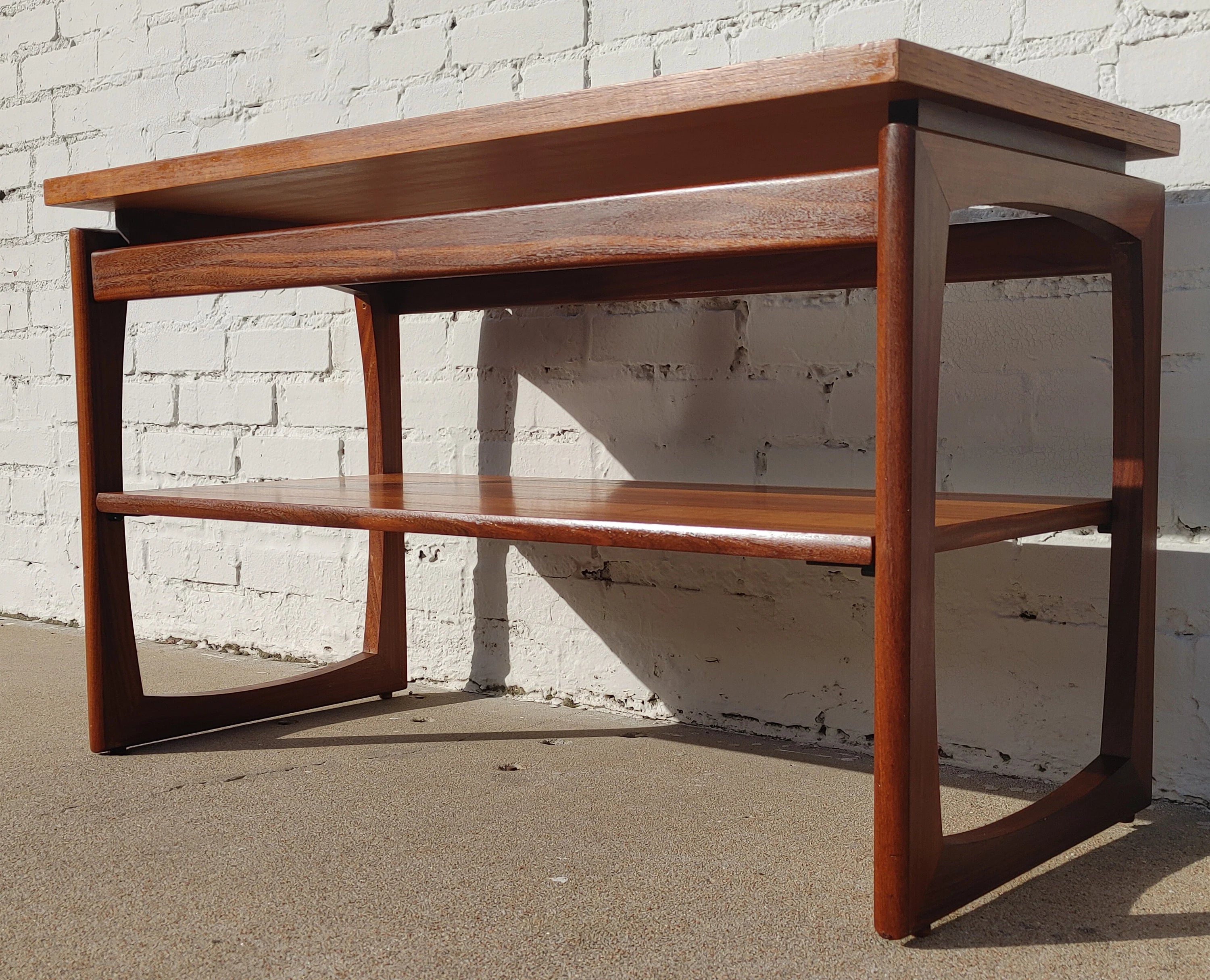 Mid Century English Modern Teak Coffee Table