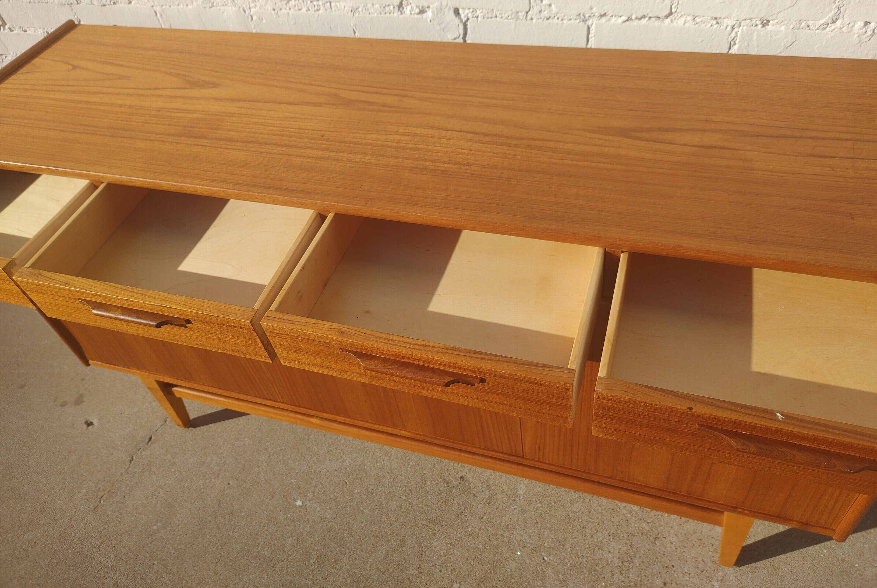 Mid Century Danish Modern Large Teak Cabinet