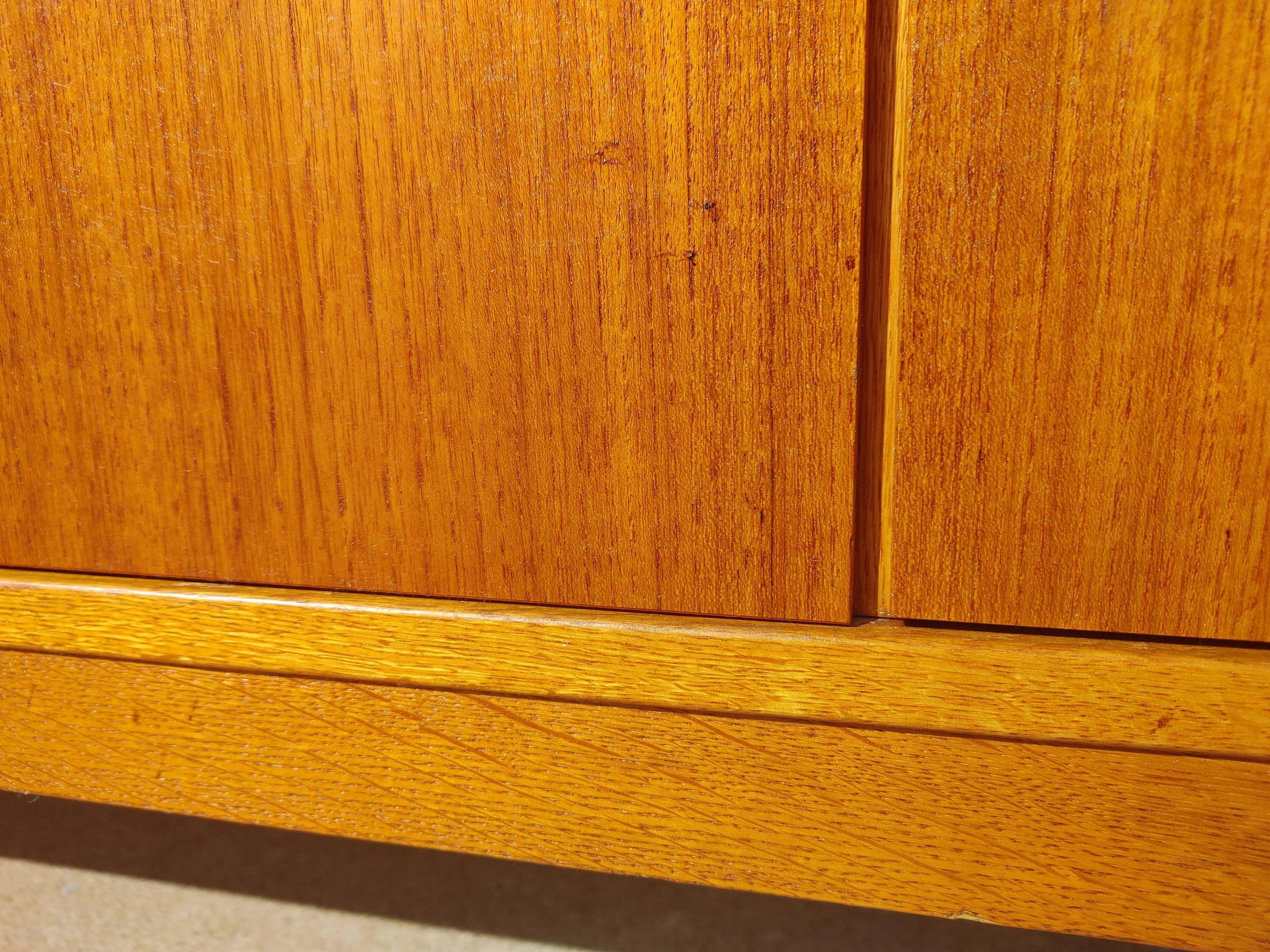 Mid Century Danish Modern Teak Credenza