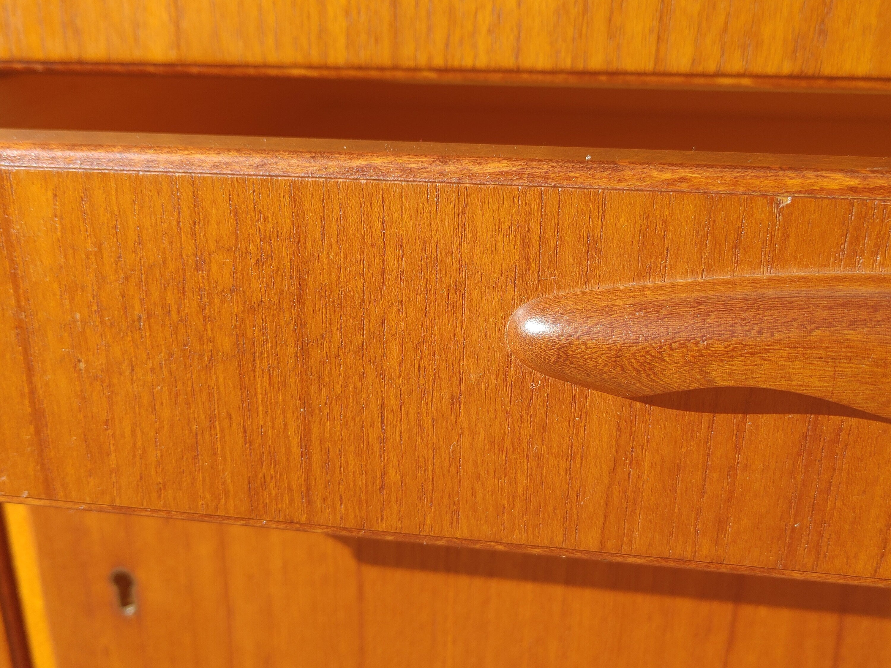 Mid Century Danish Modern Large Teak Cabinet