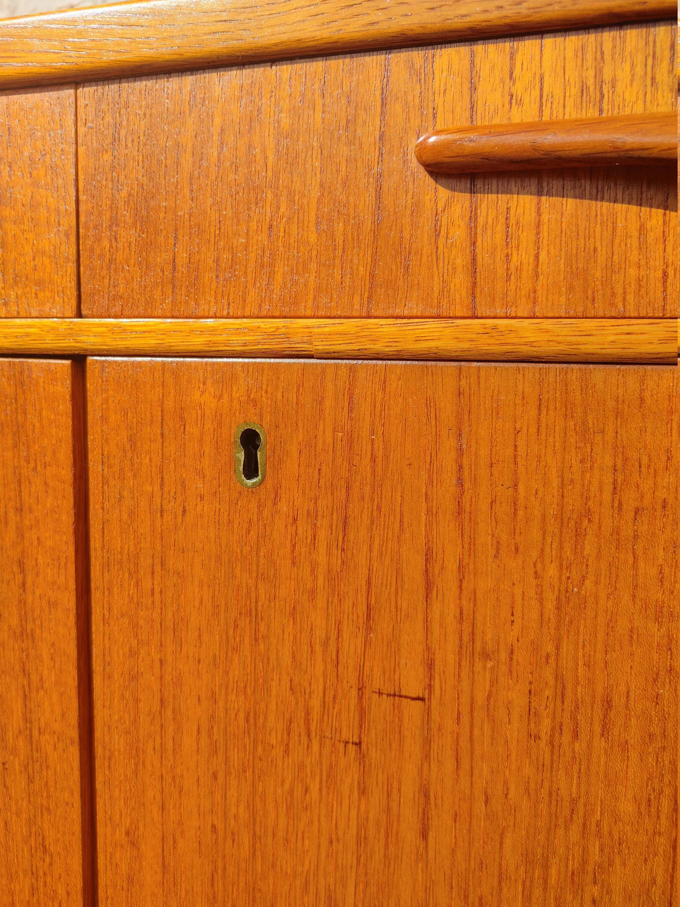 Mid Century Danish Modern Teak Credenza