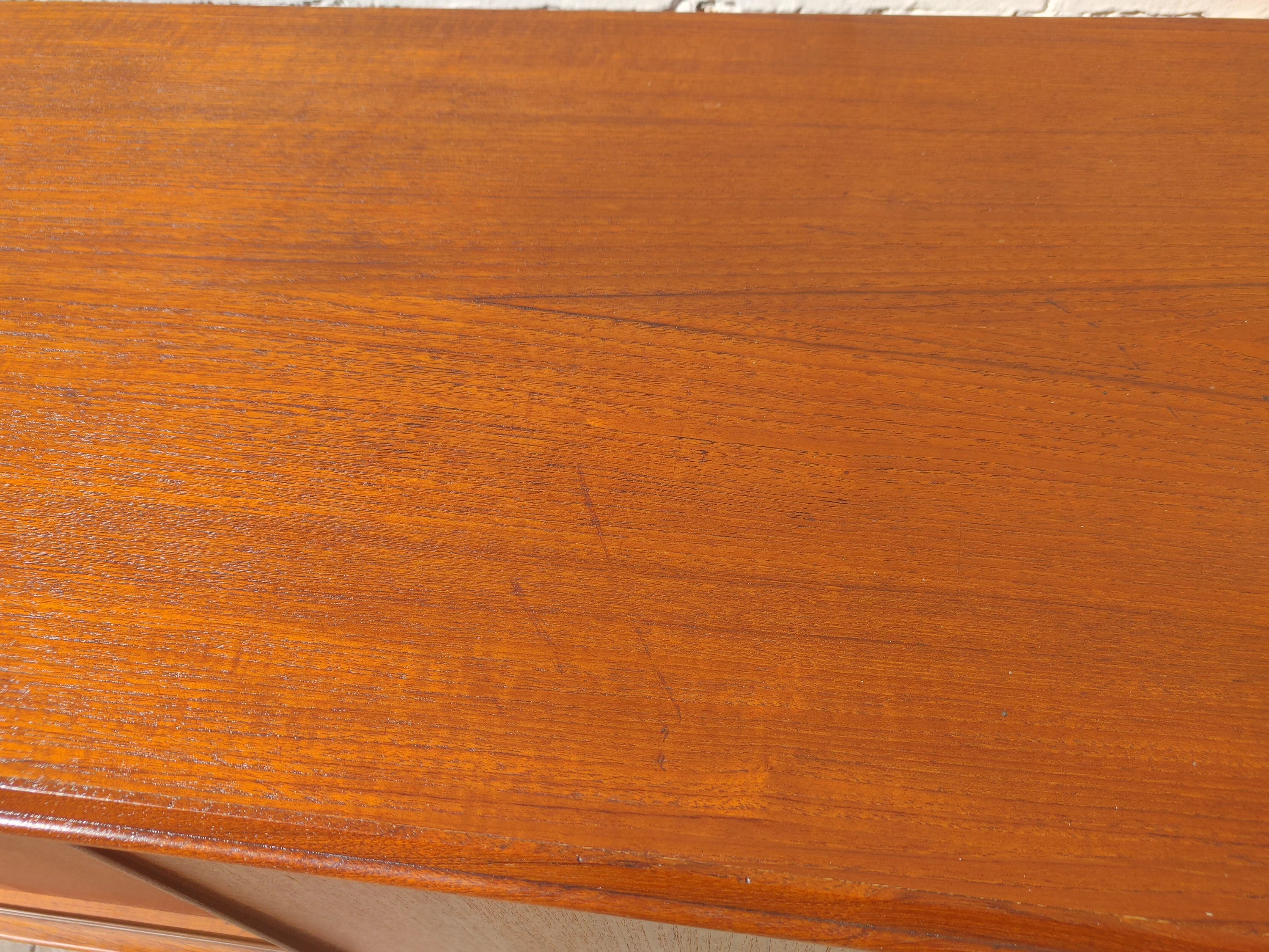 Mid Century Danish Modern Teak Credenza