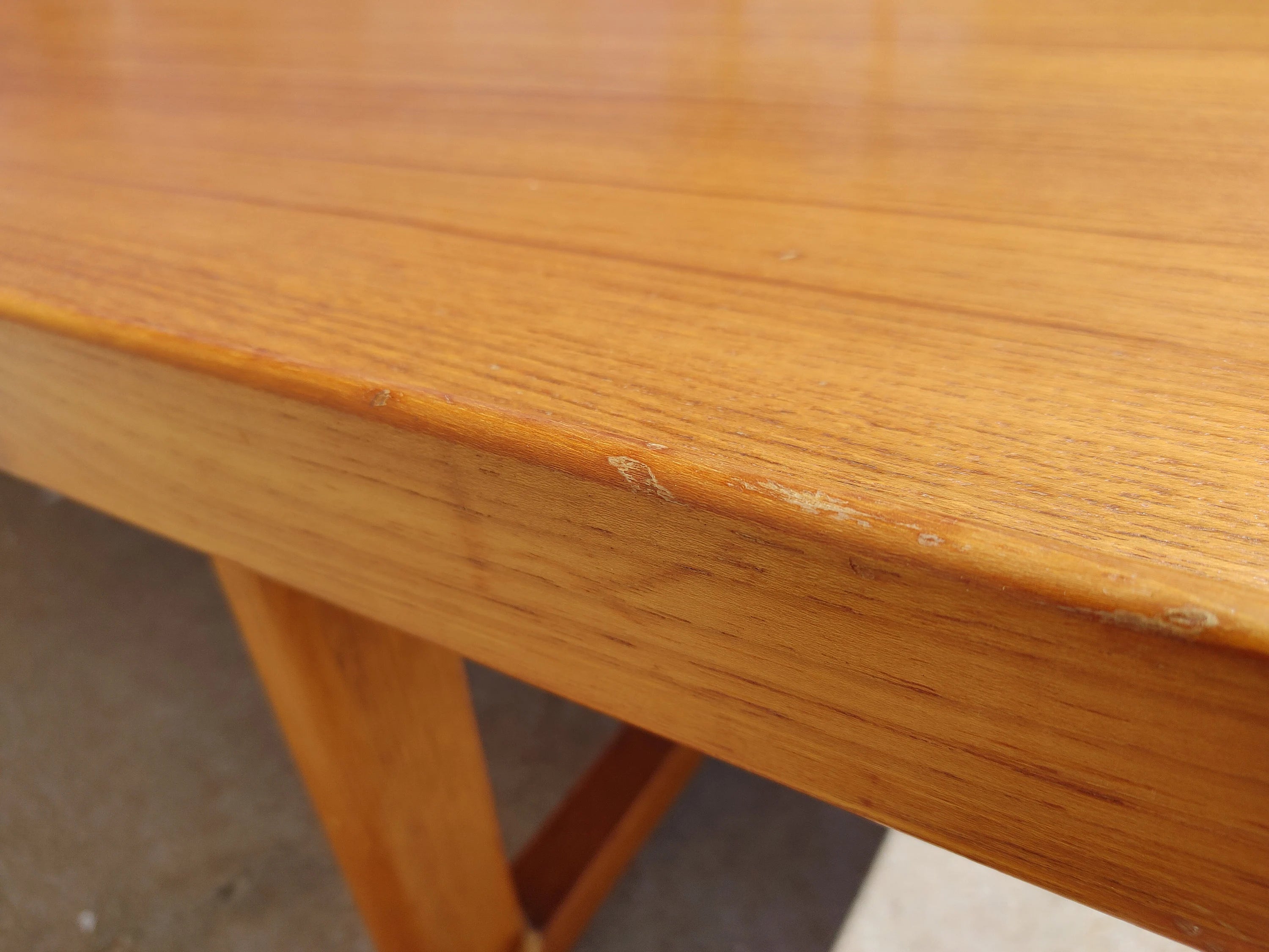Mid Century Bruksbo Danish Bench Coffee Table