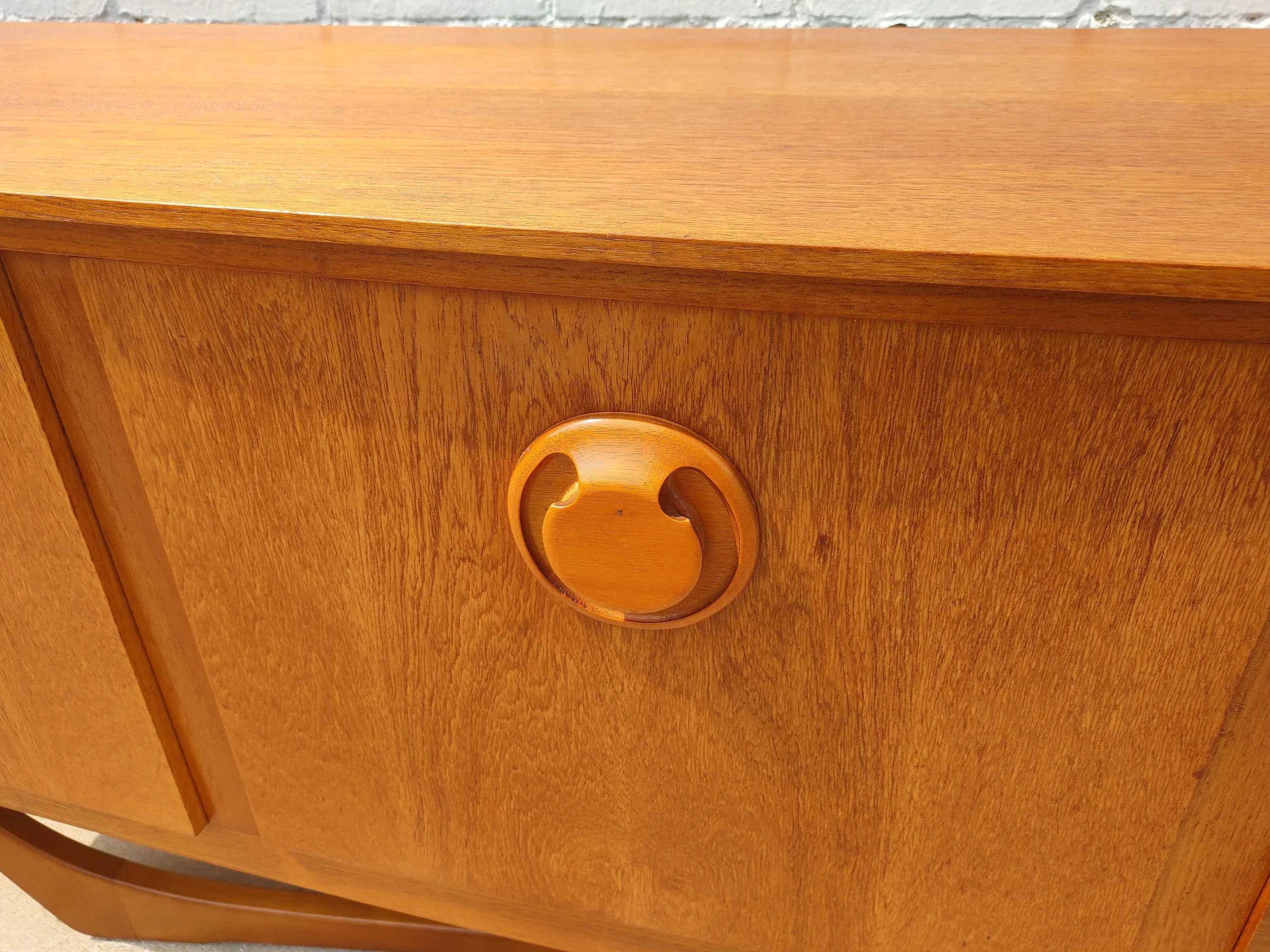 Mid Century English Modern Teak Sideboard