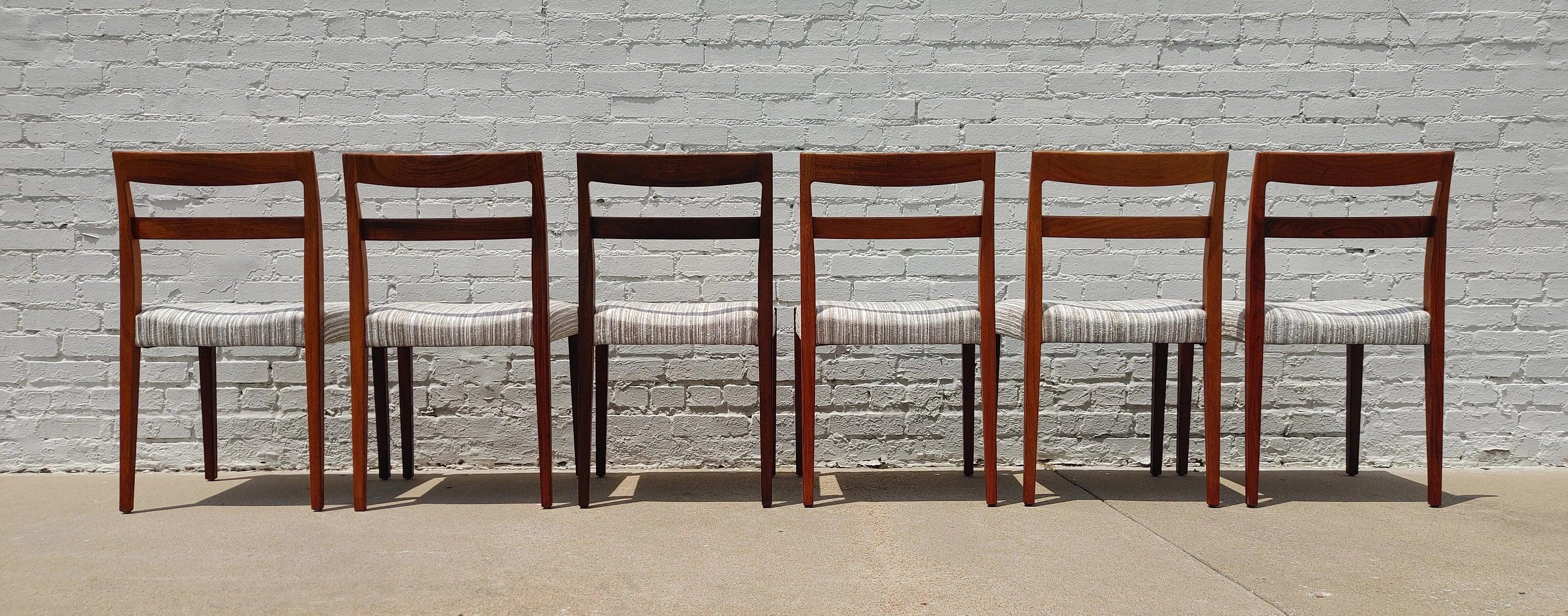 Mid Century Modern Teak Dining Chairs