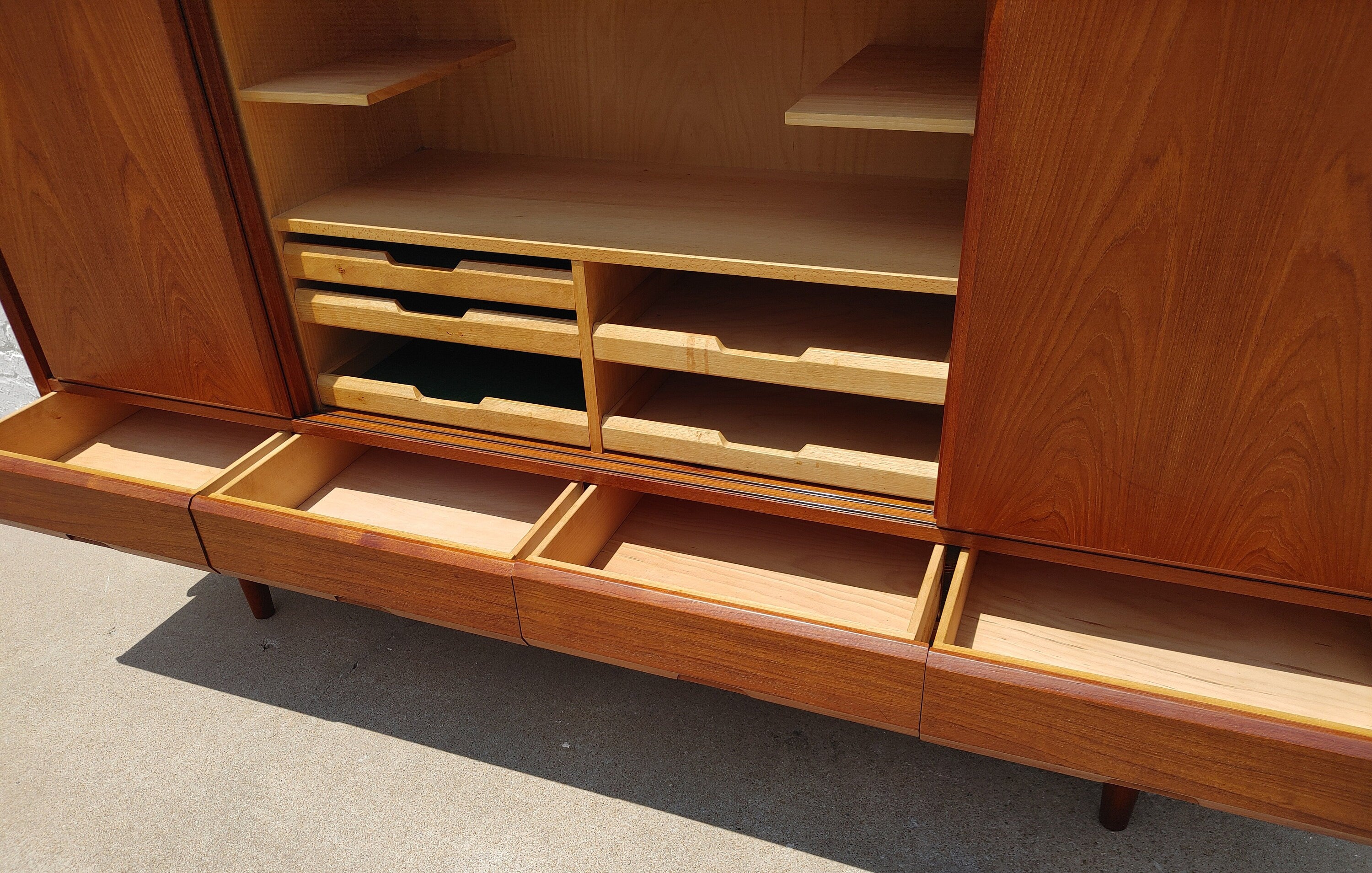 Mid Century Danish Modern Teak Cabinet
