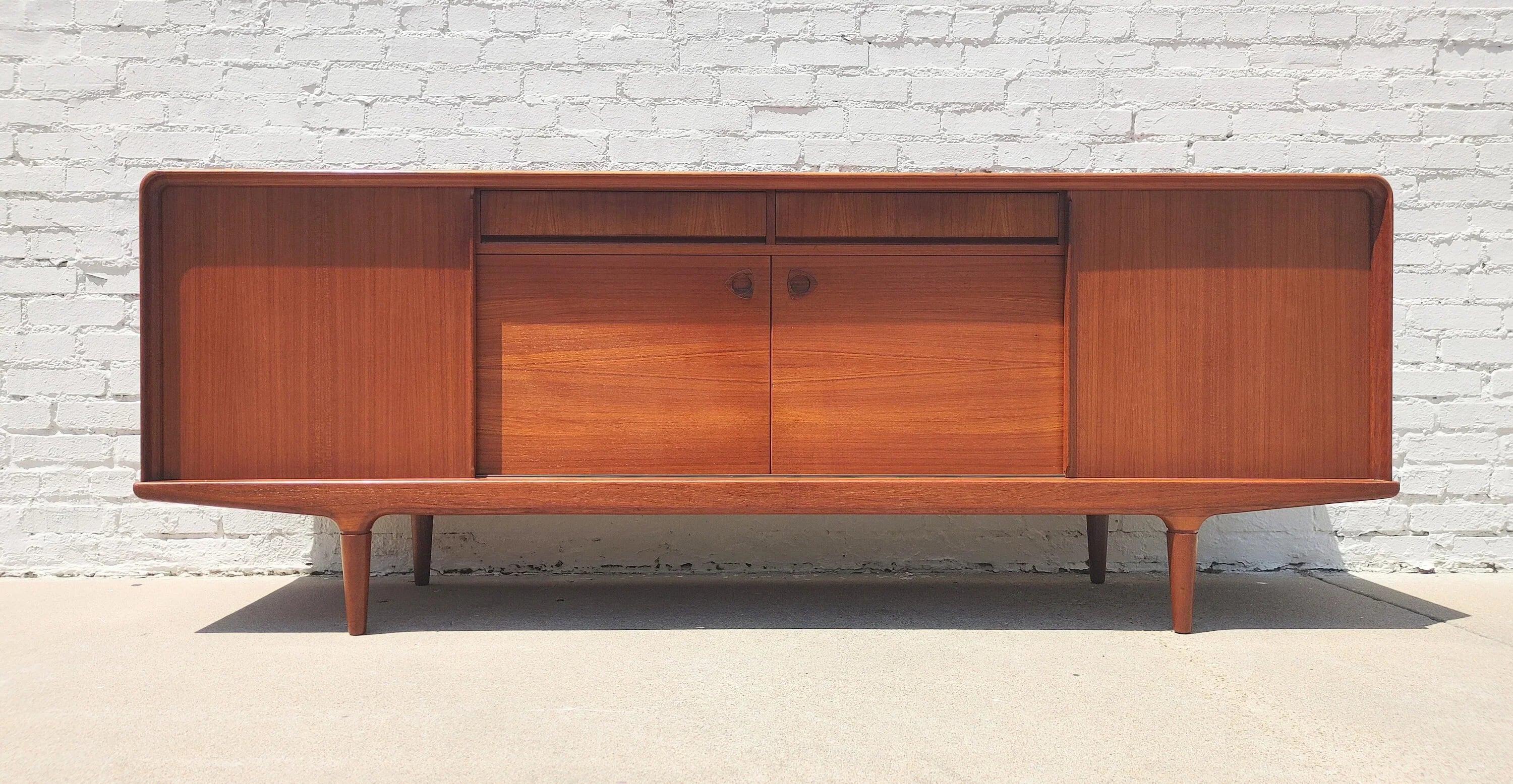 Mid Century Danish Modern Teak Sideboard by Clausen & Sons