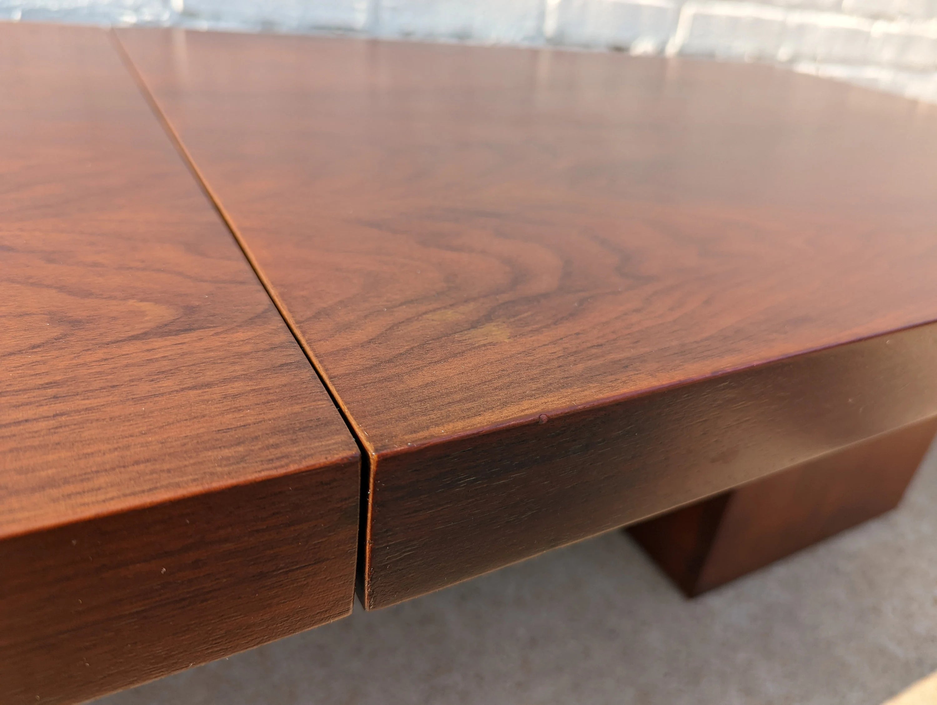 Mid Century Modern Brown Saltman Extendable Coffee