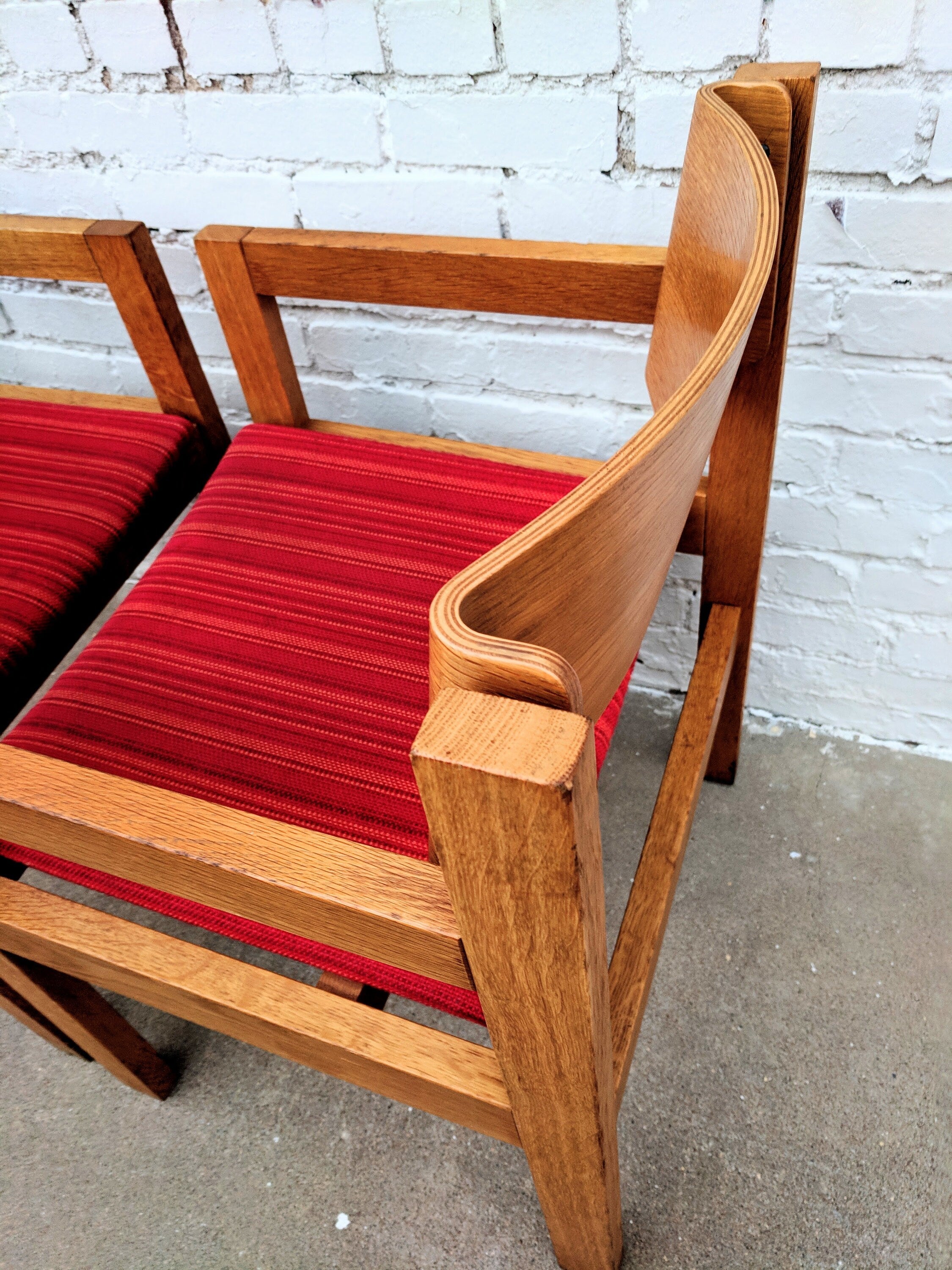 Mid Century Modern Harvey Probber Bentwood Chairs
