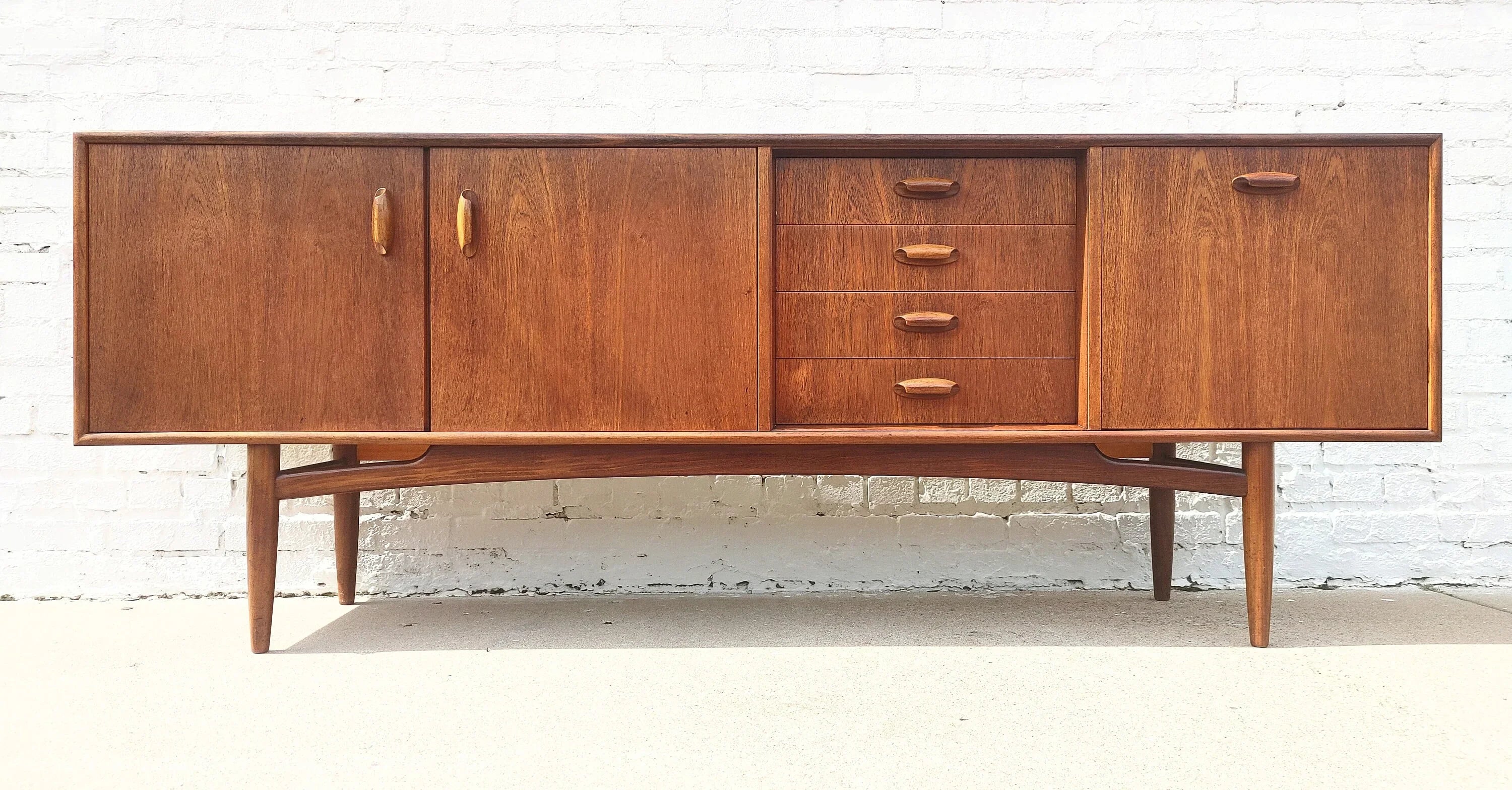 Mid Century English Modern G Plan Teak Sideboard