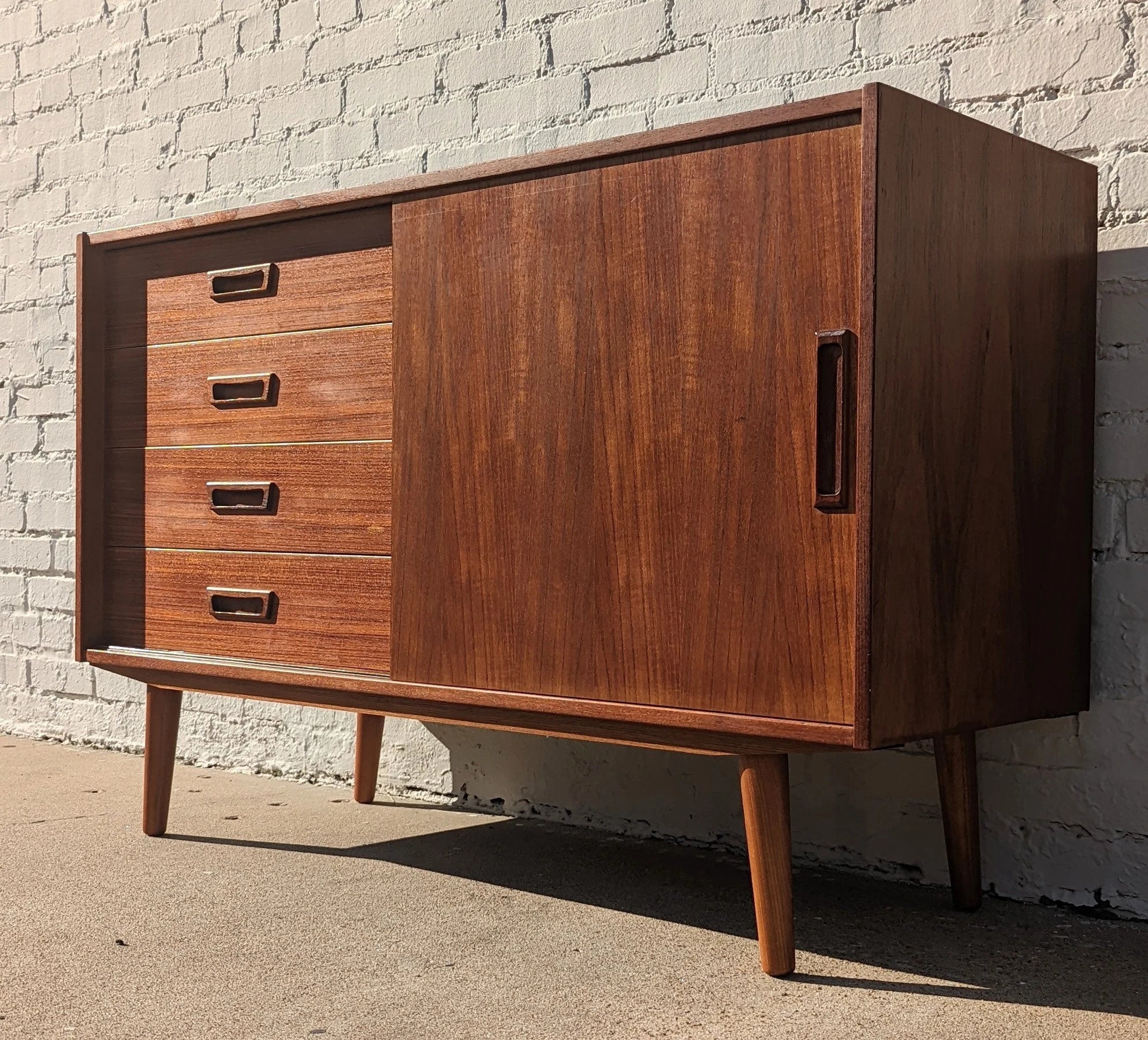 Mid Century Danish Modern Teak Cabinet