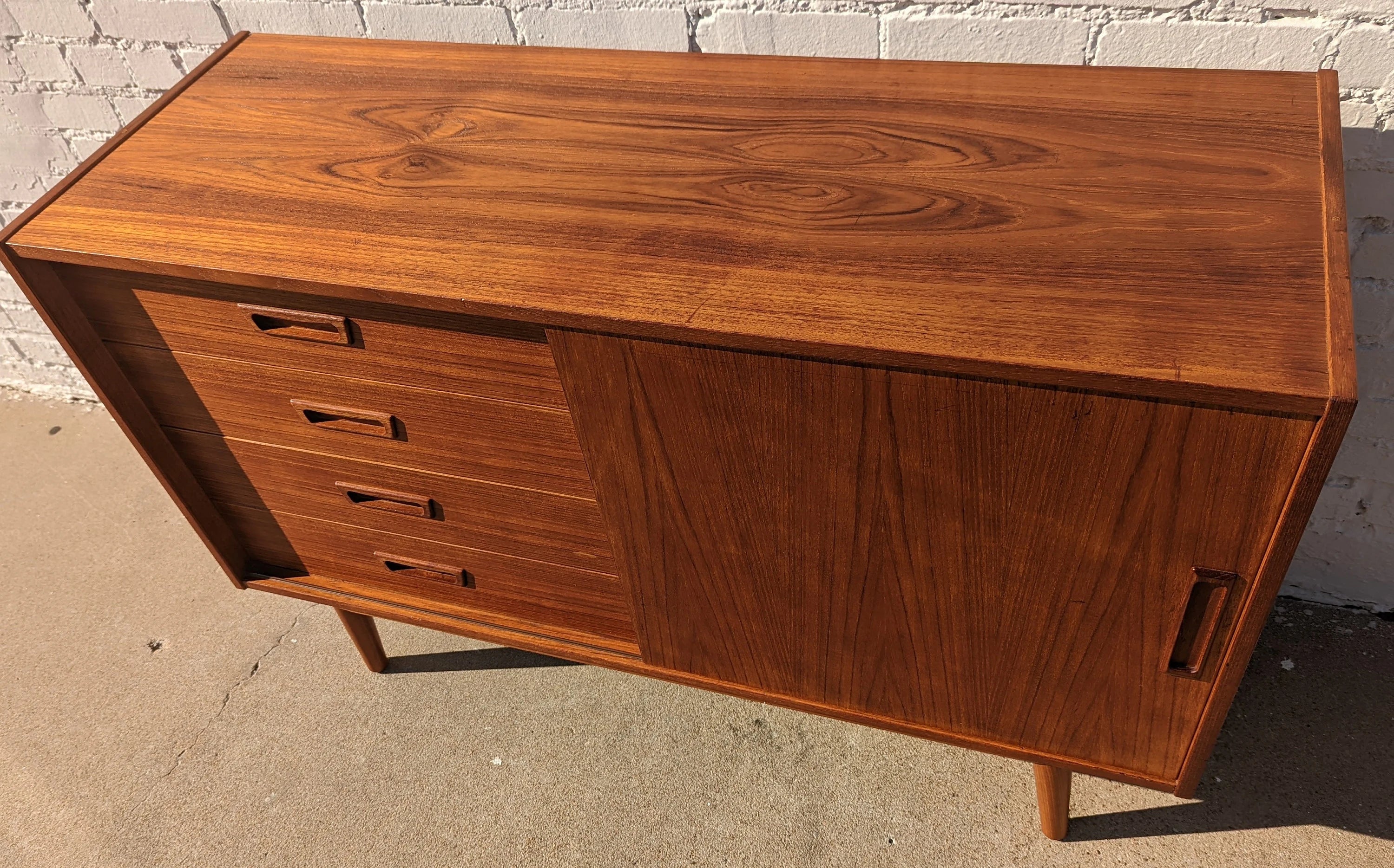 Mid Century Danish Modern Teak Cabinet