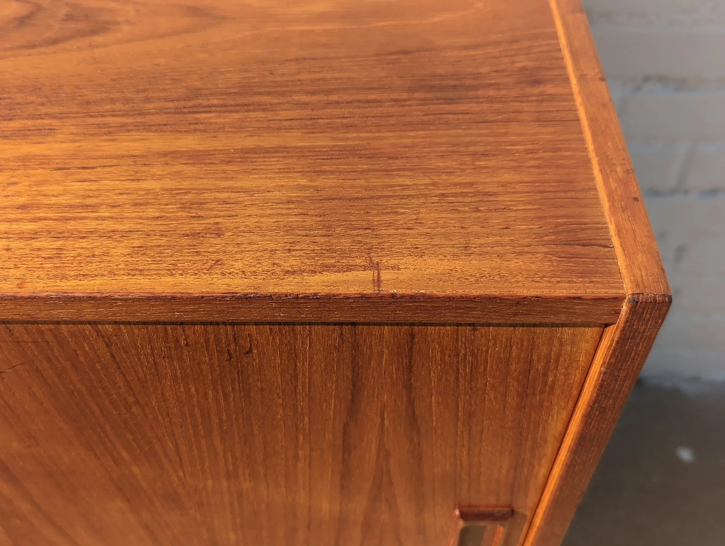 Mid Century Danish Modern Teak Cocktail Cabinet