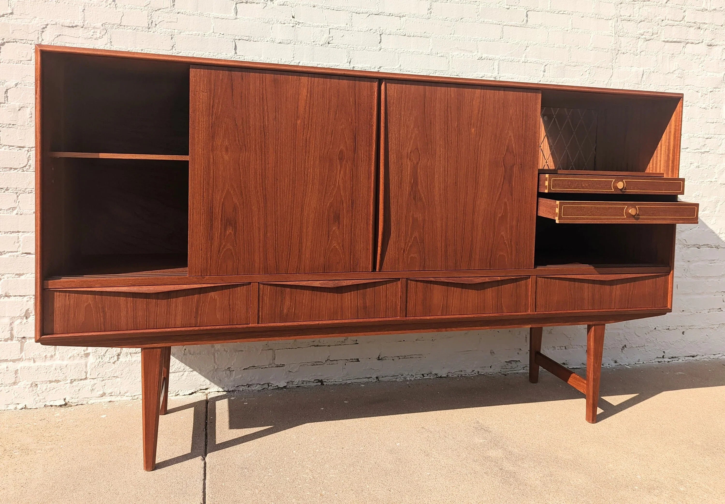 Mid Century Danish Modern Teak Cabinet