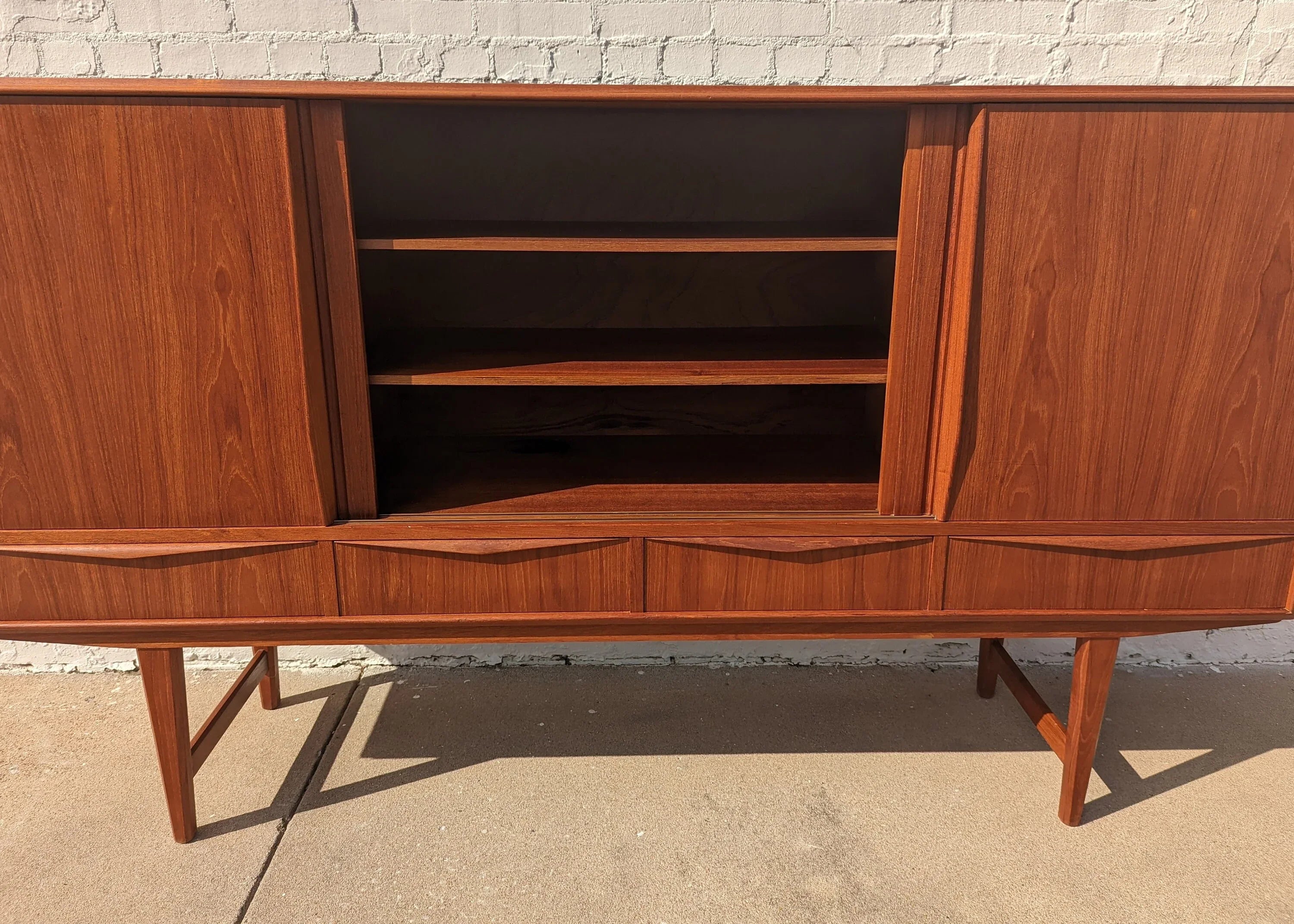 Mid Century Danish Modern Teak Cabinet