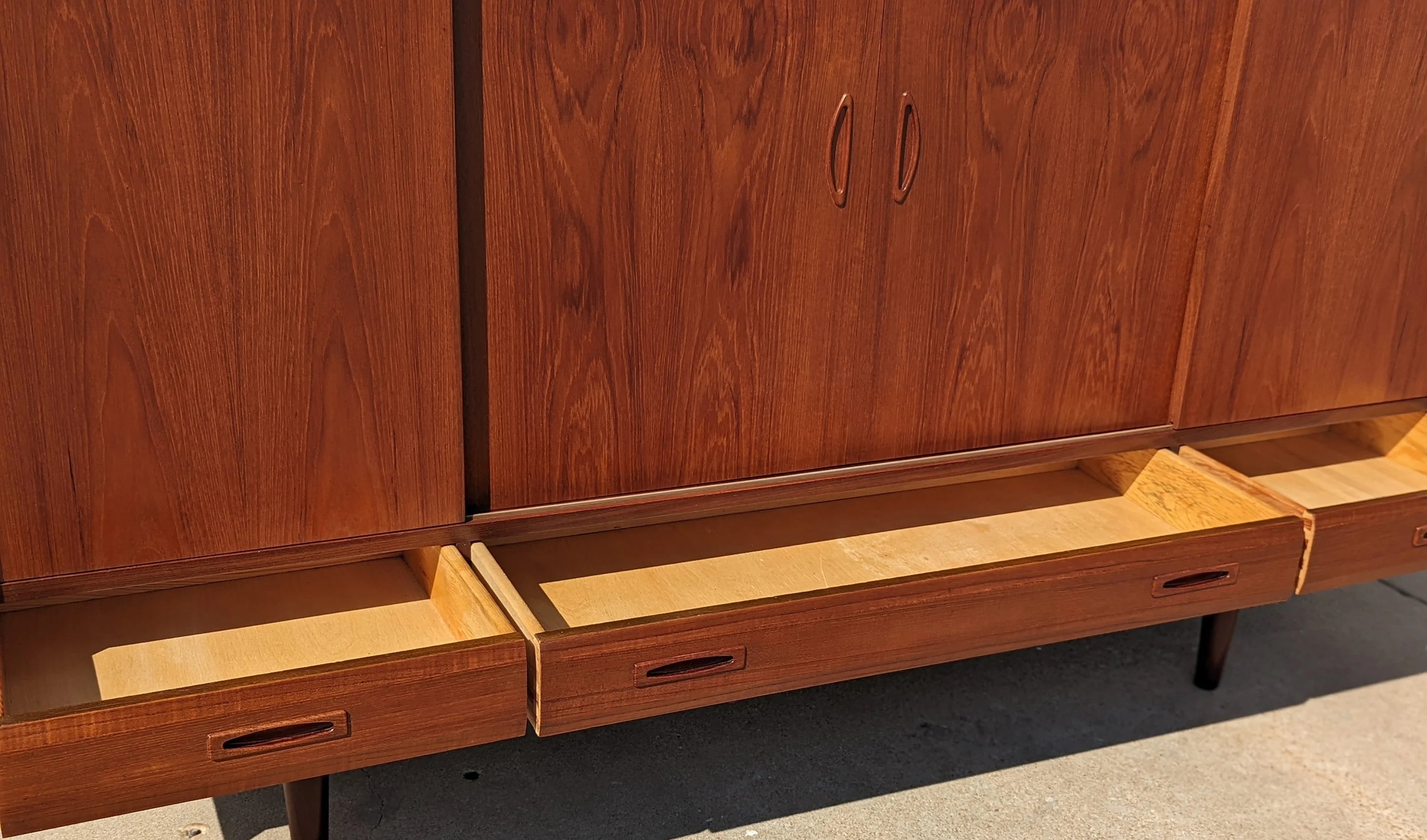 Mid Century Danish Modern Teak Cocktail Cabinet