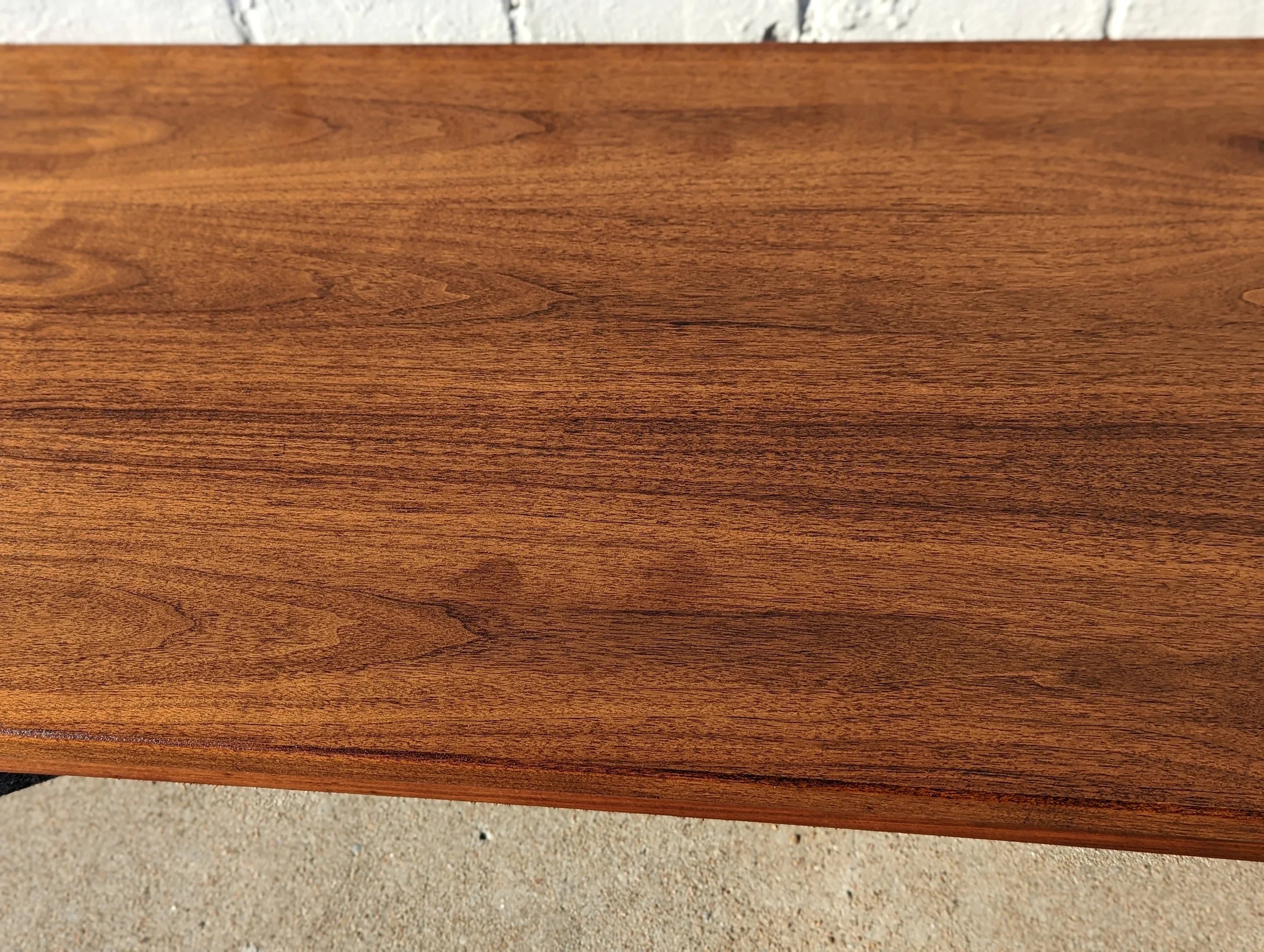 Mid Century Modern Jens Risom Walnut Coffee Table