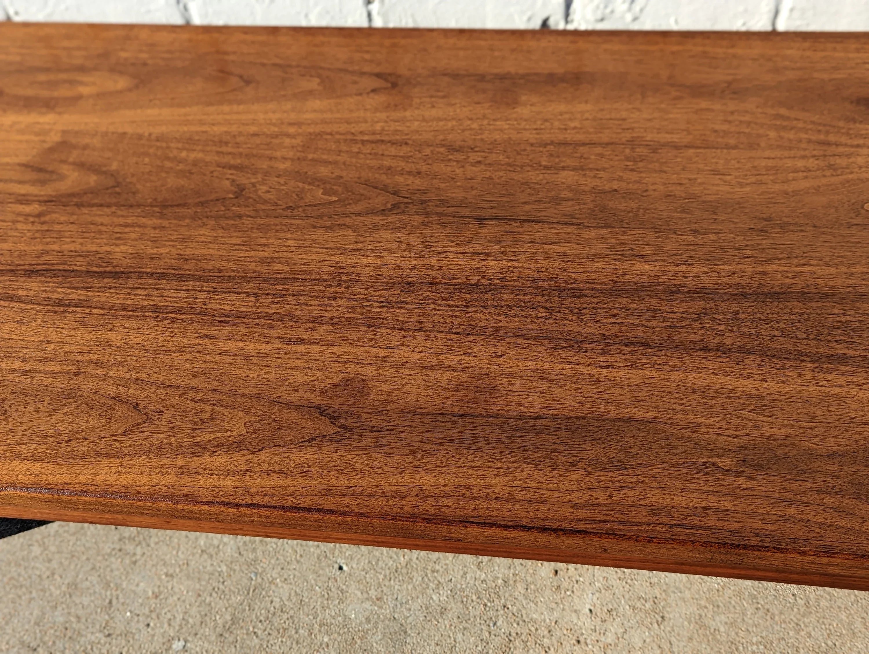 Mid Century Modern Jens Risom Walnut Coffee Table