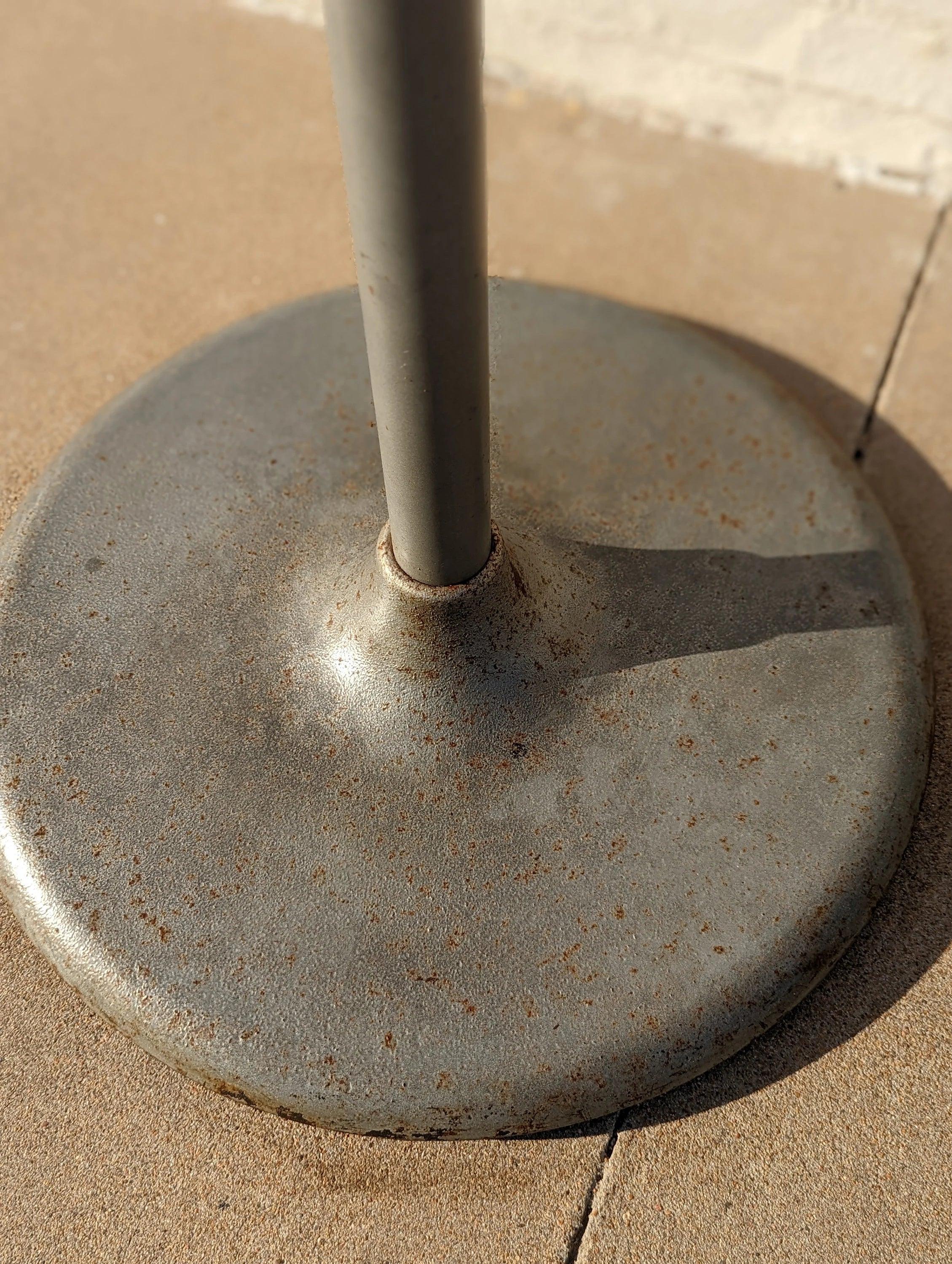Modern Steel and Vinyl Tall Barstools