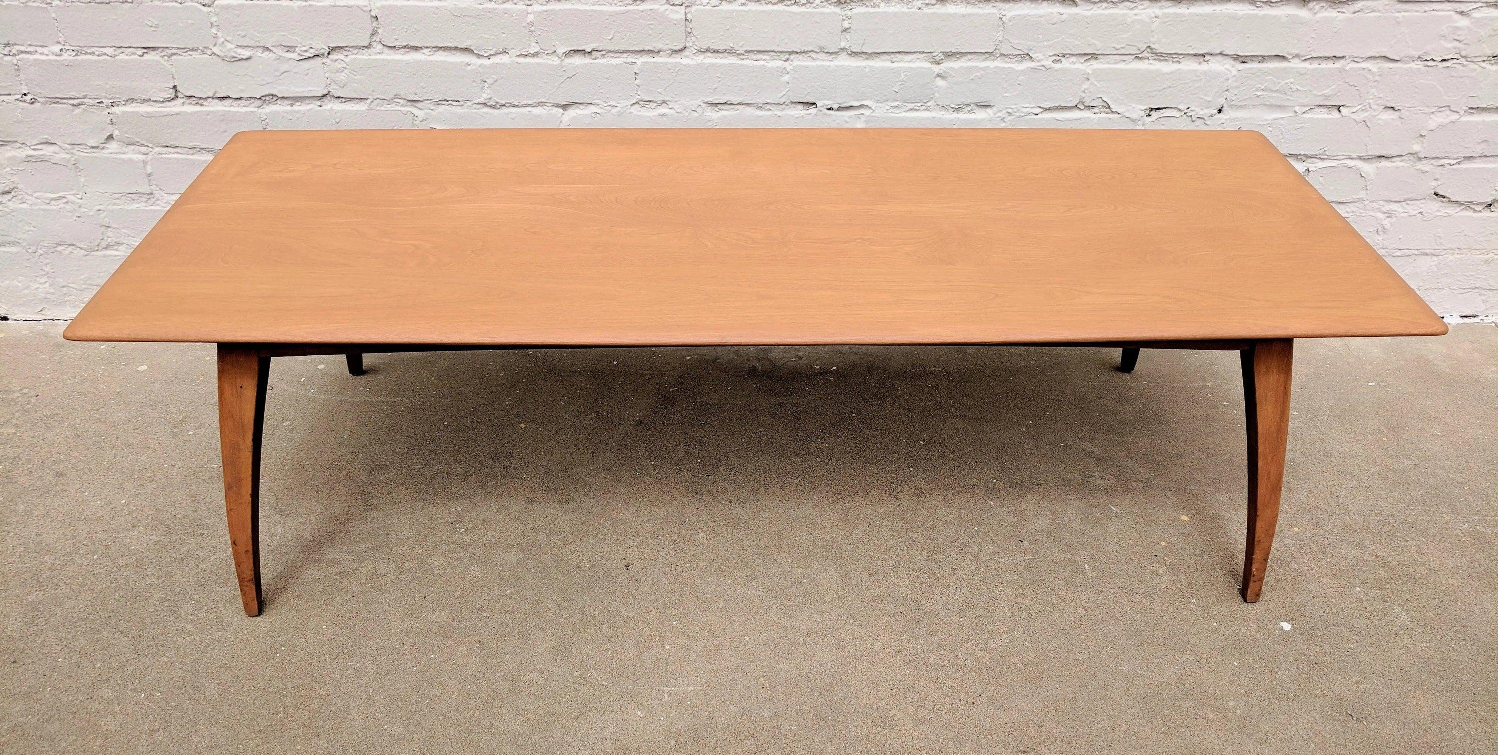Mid Century Modern Heywood Wakefield Solid Birch Coffee Table