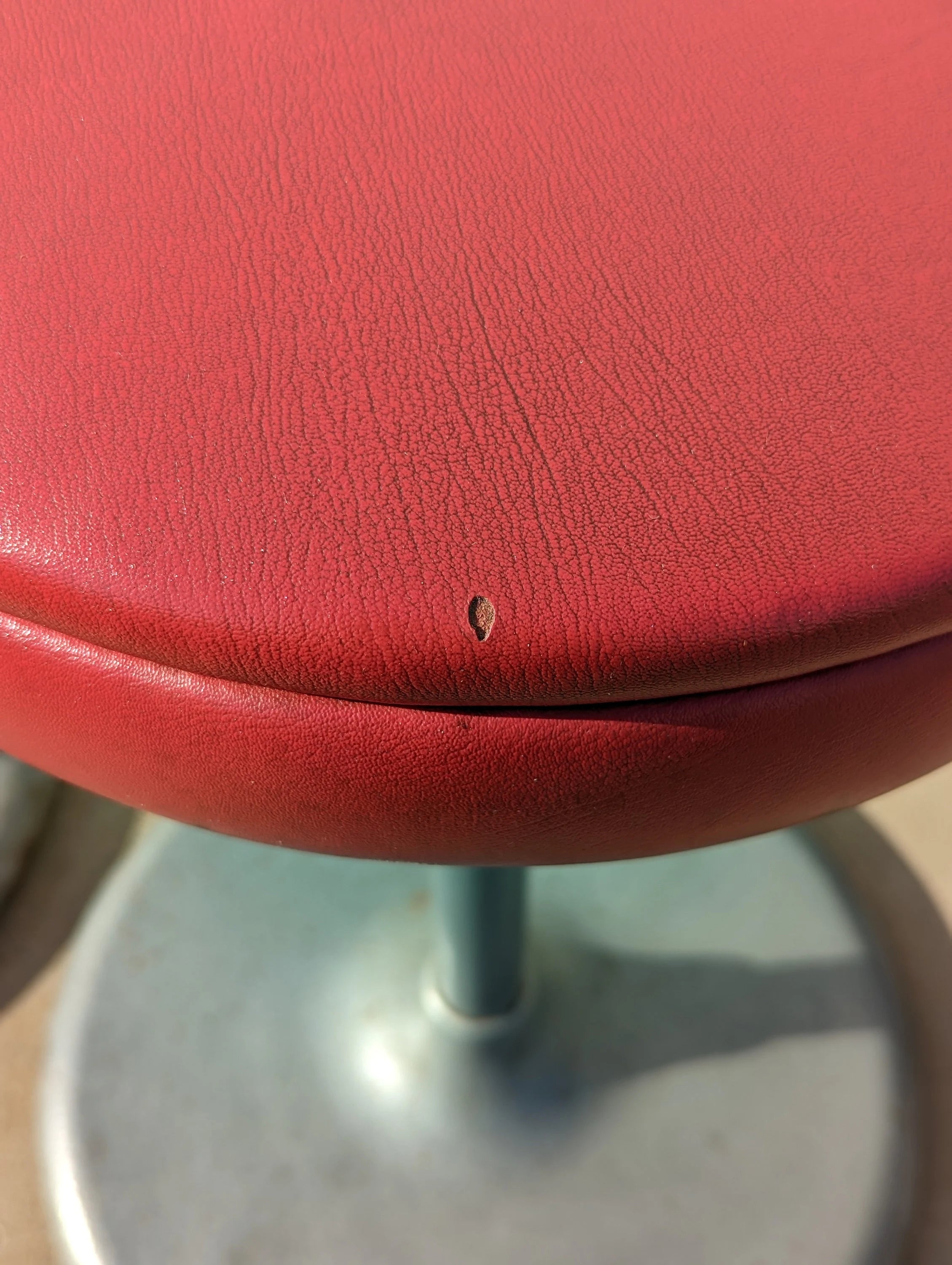 Modern Steel and Vinyl Tall Barstools