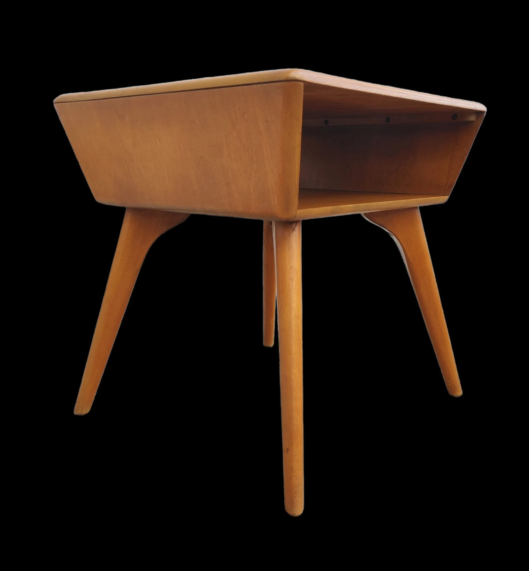 Mid Century Modern Heywood Wakefield Maple Side Table