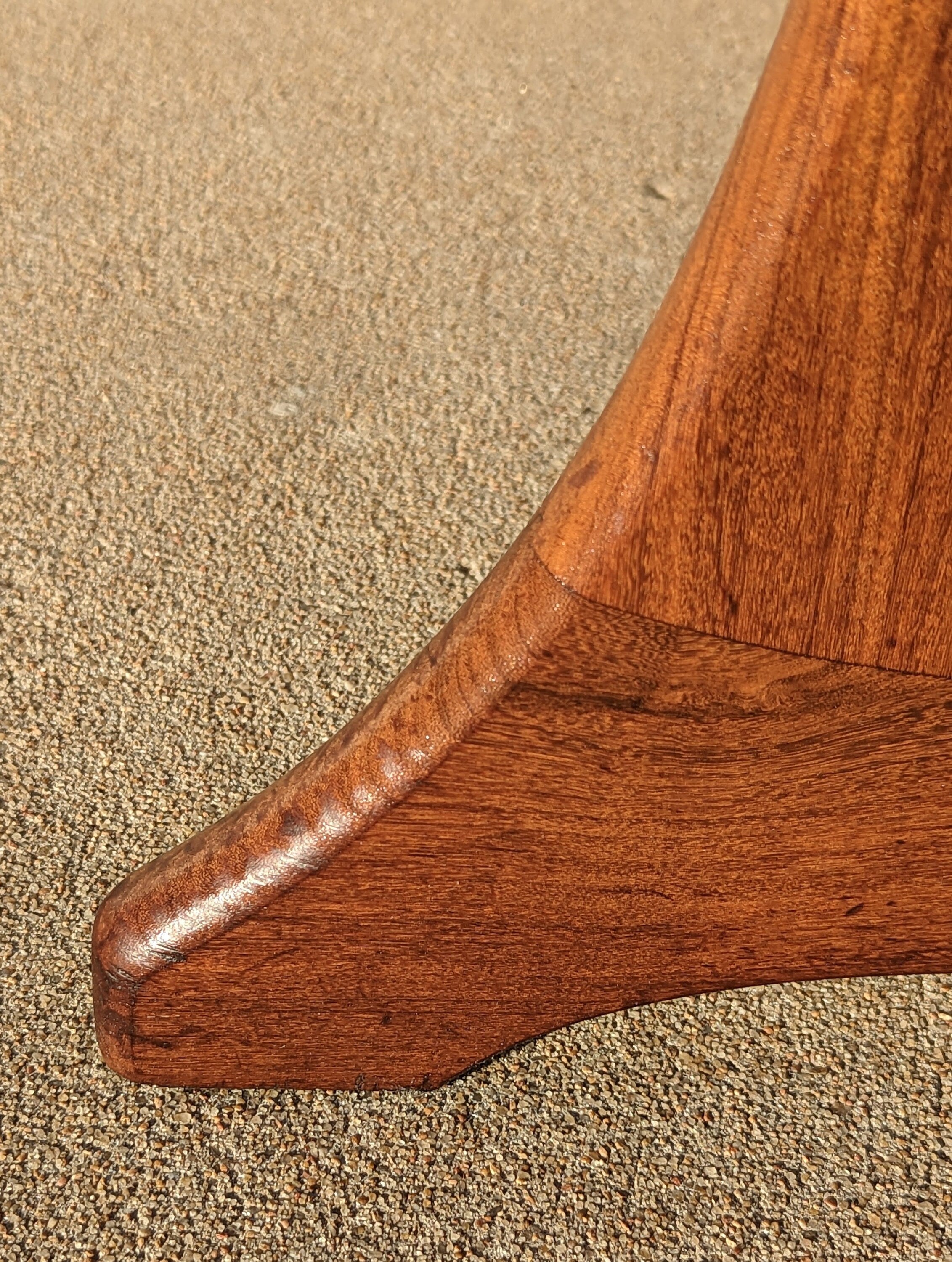 Mid Century English Modern Drop Leaf Dining Table