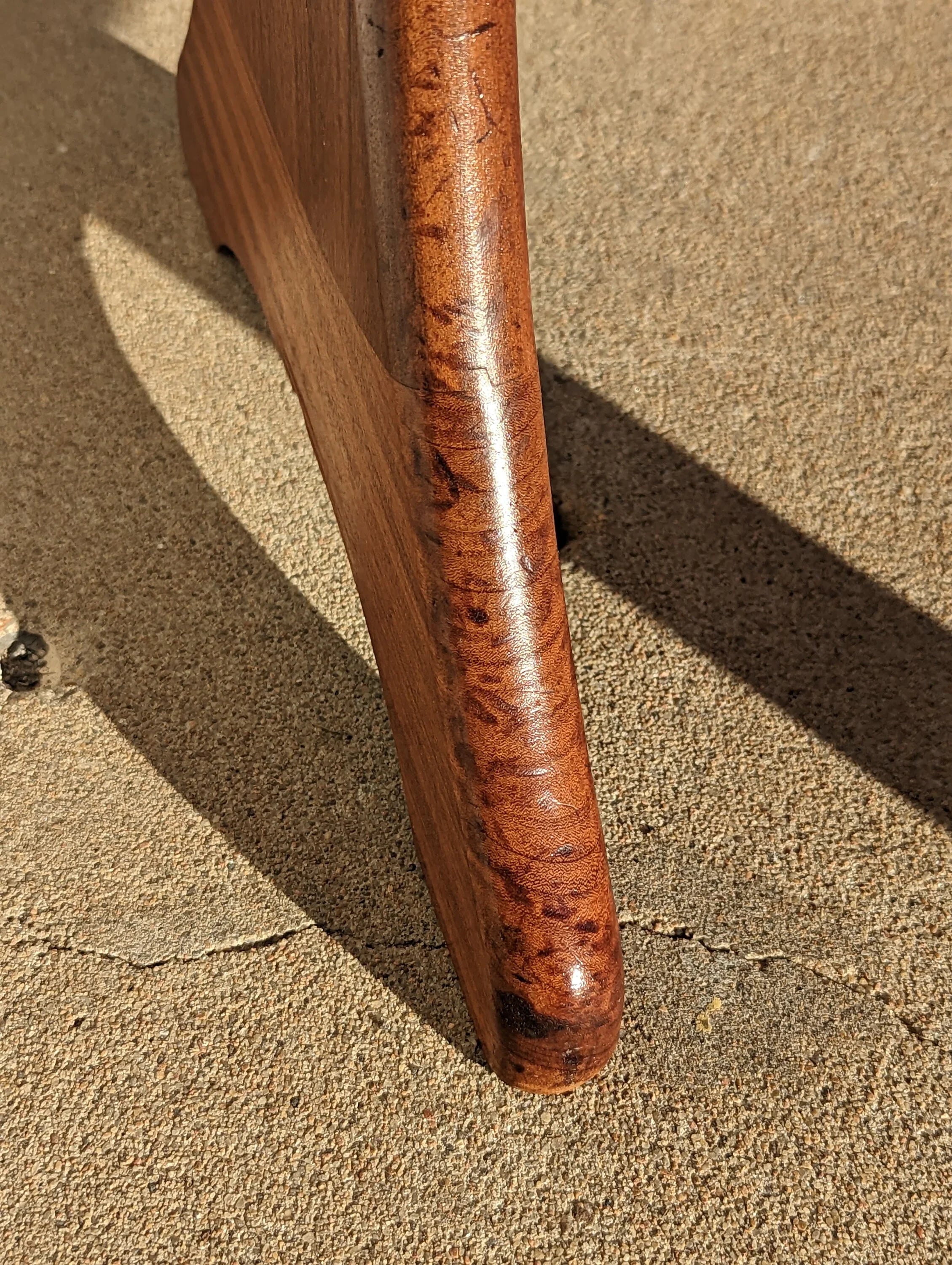 Mid Century English Modern Drop Leaf Dining Table