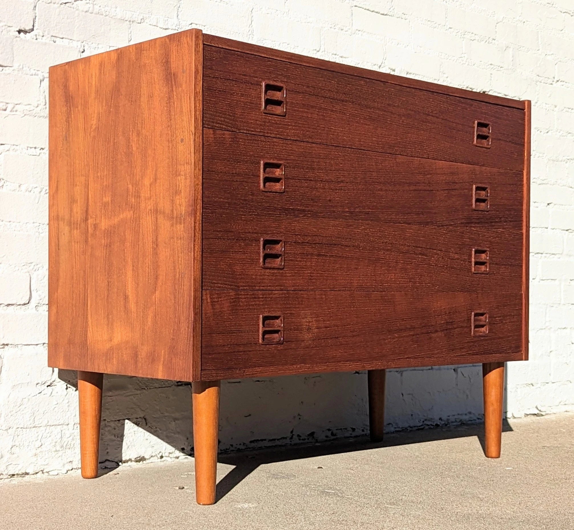 Mid Century Danish Modern Teak Dresser