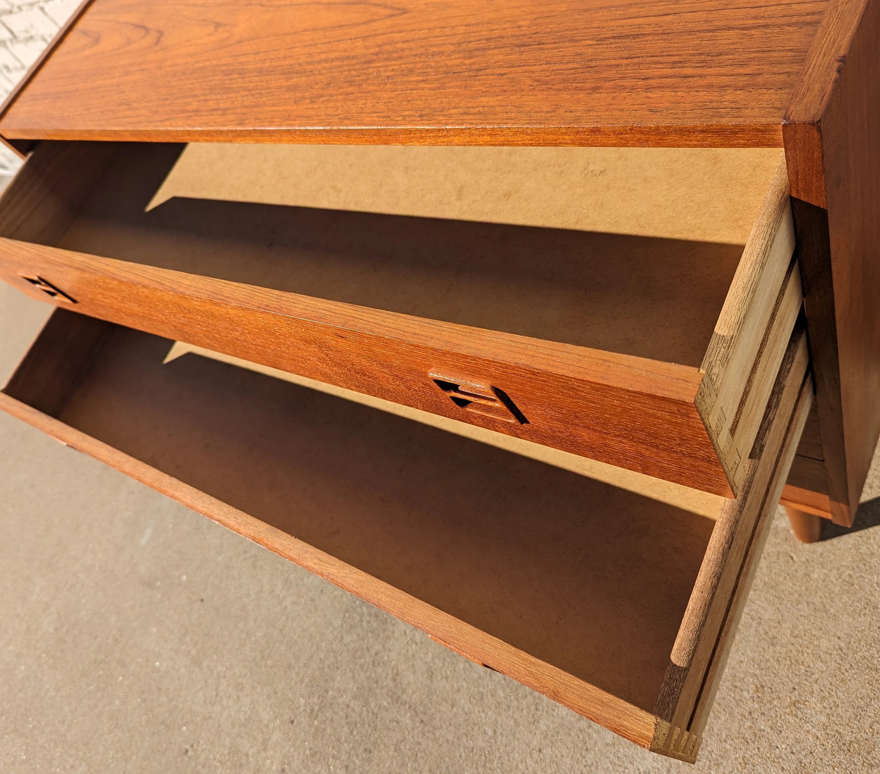 Mid Century Danish Modern Teak Dresser