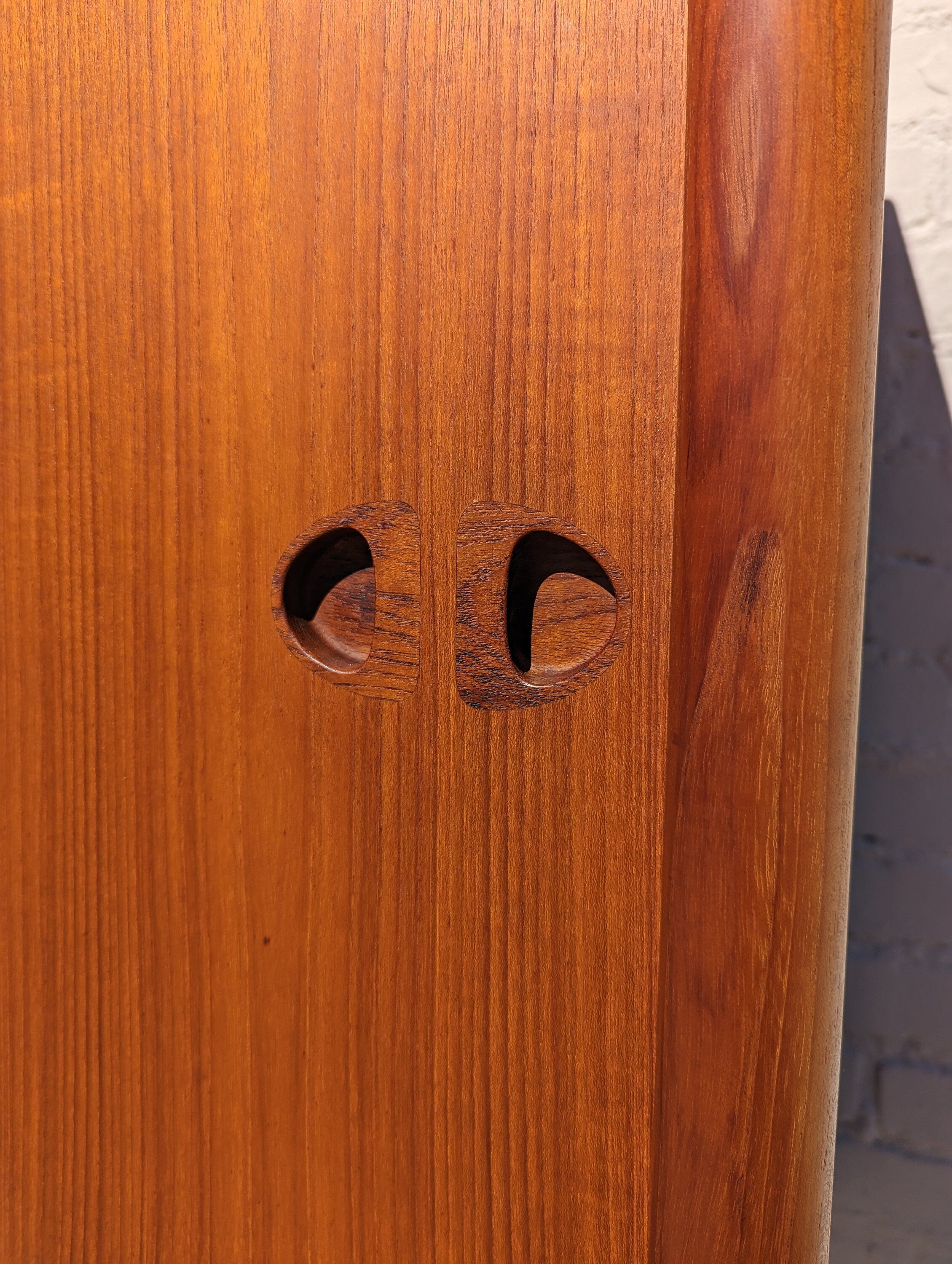 Mid Century Modern Danish Modern Teak Cocktail Cabinet by Bramin