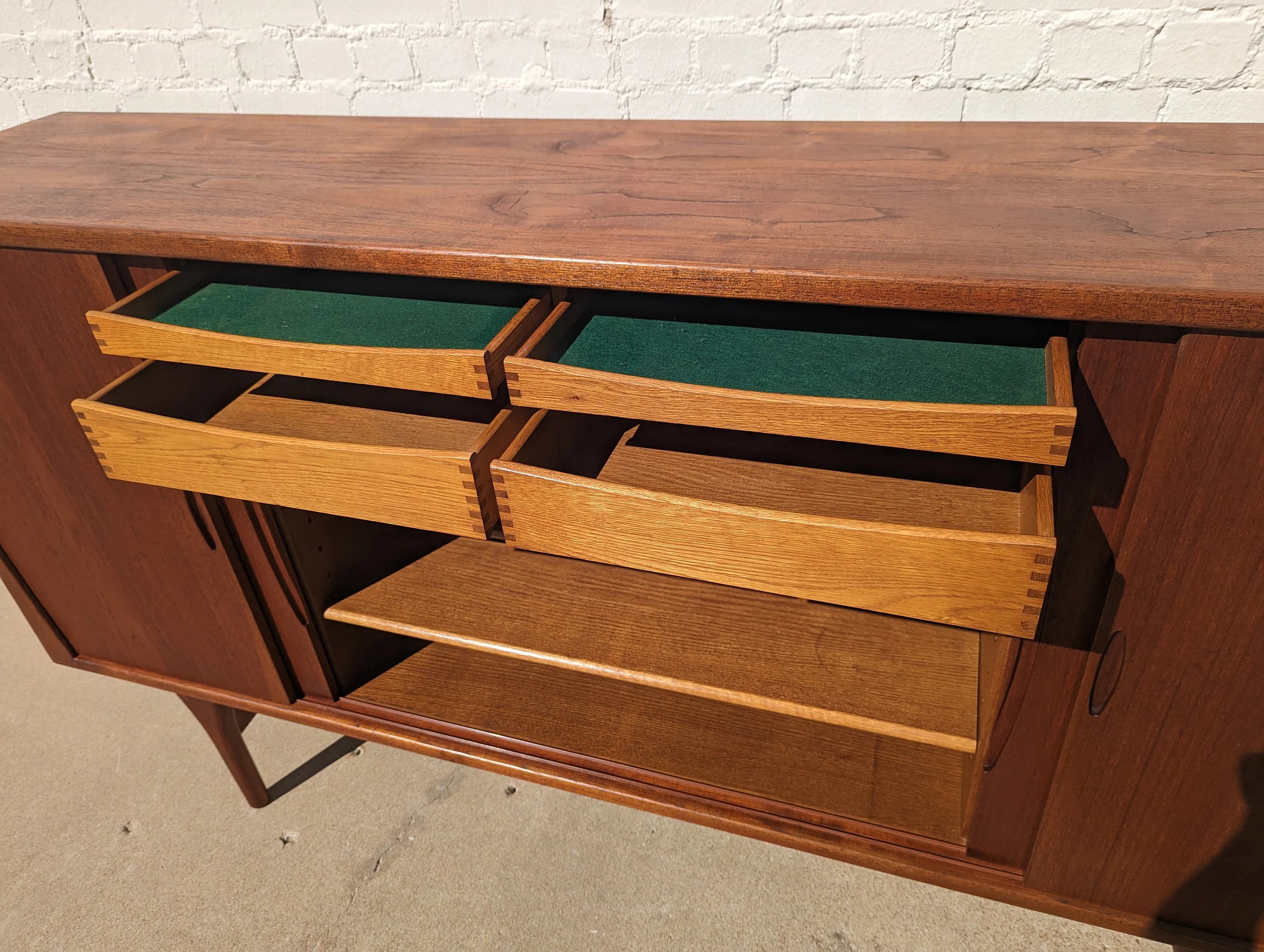 Mid Century Danish Modern Cocktail Cabinet for Bruno Hansen