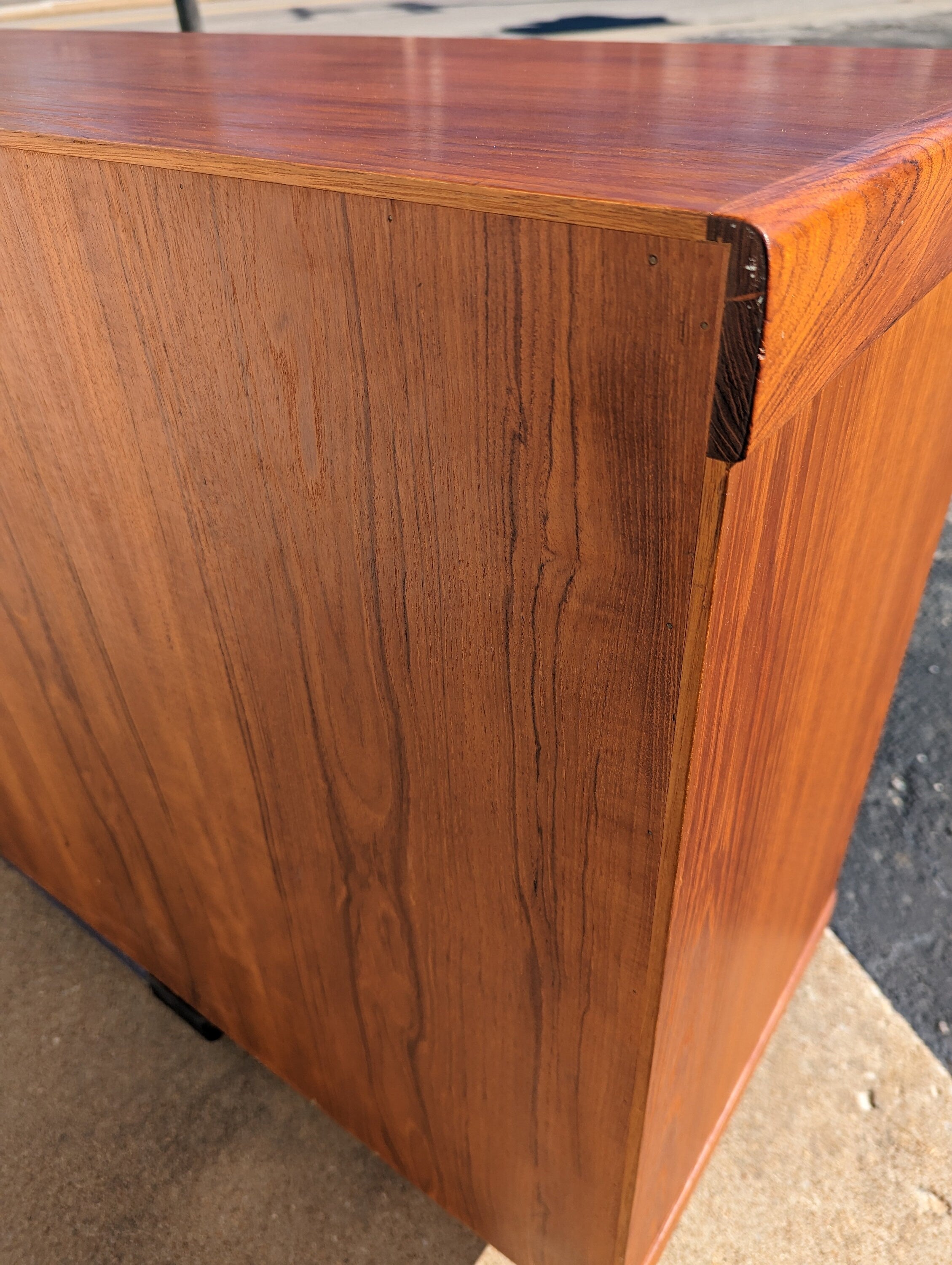Mid Century Modern Danish Modern Teak Cocktail Cabinet by Bramin