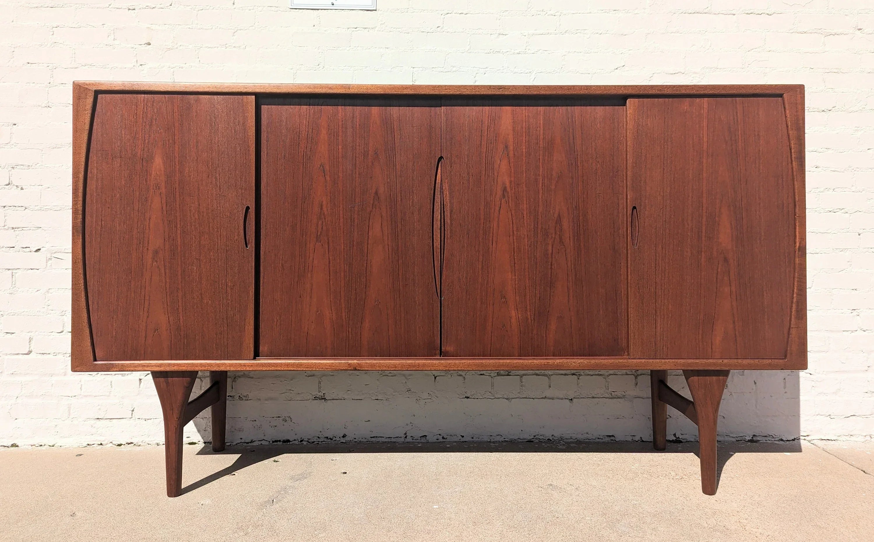 Mid Century Danish Modern Cocktail Cabinet for Bruno Hansen