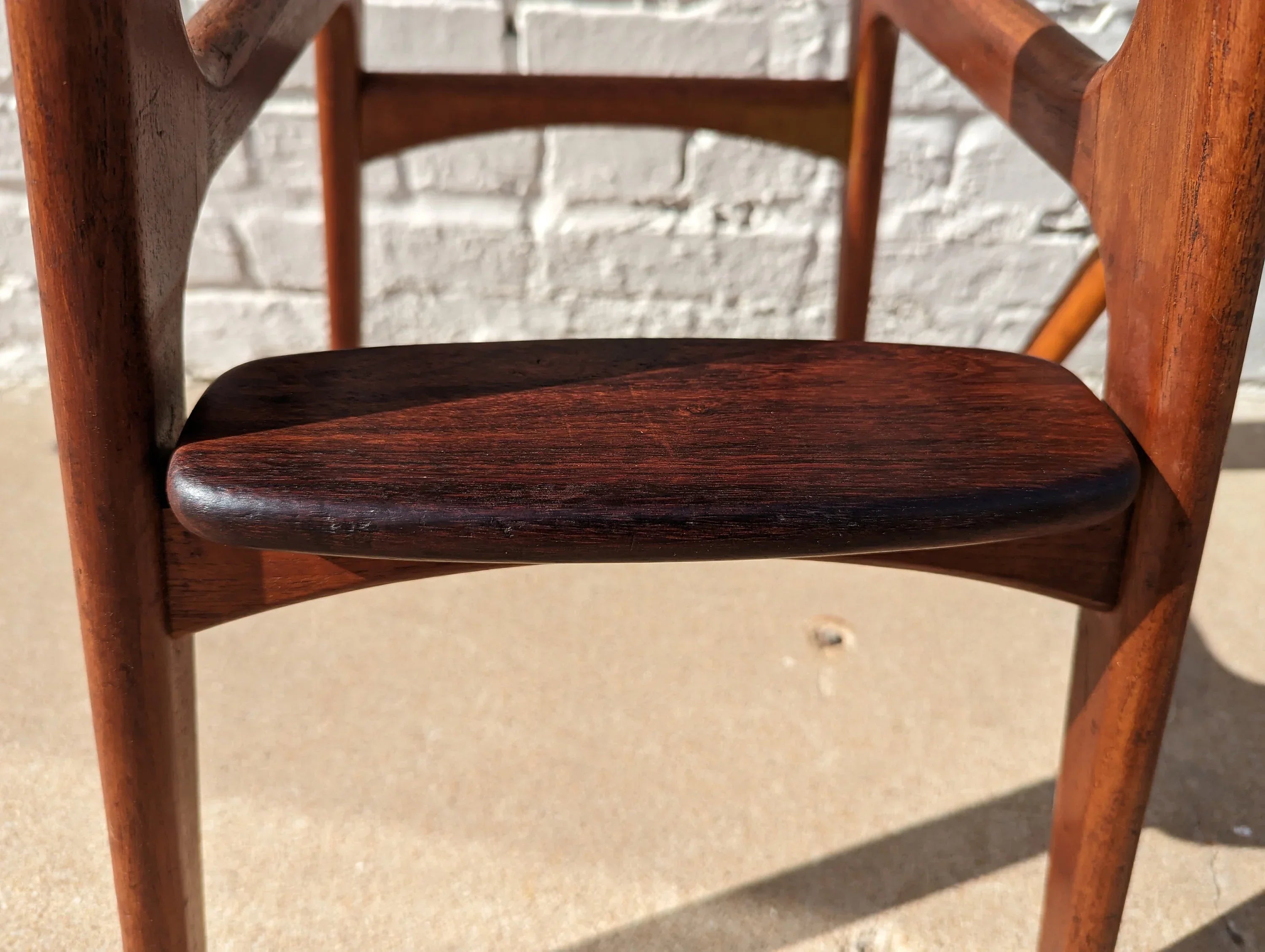 Mid Century Danish Modern Eric Buch Teak Barstools