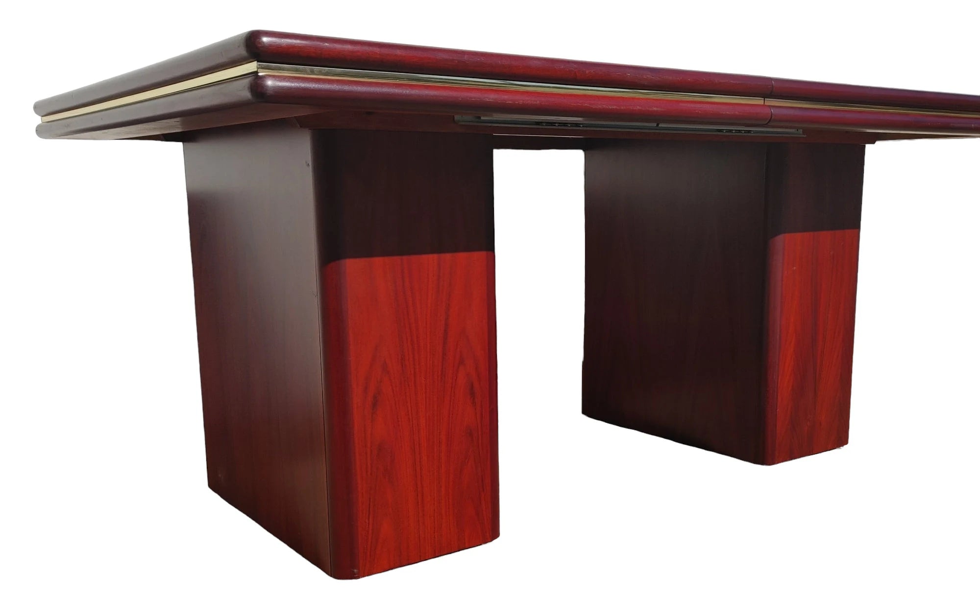 Mid Century Danish Modern Rosewood Dining Table by Sannemann