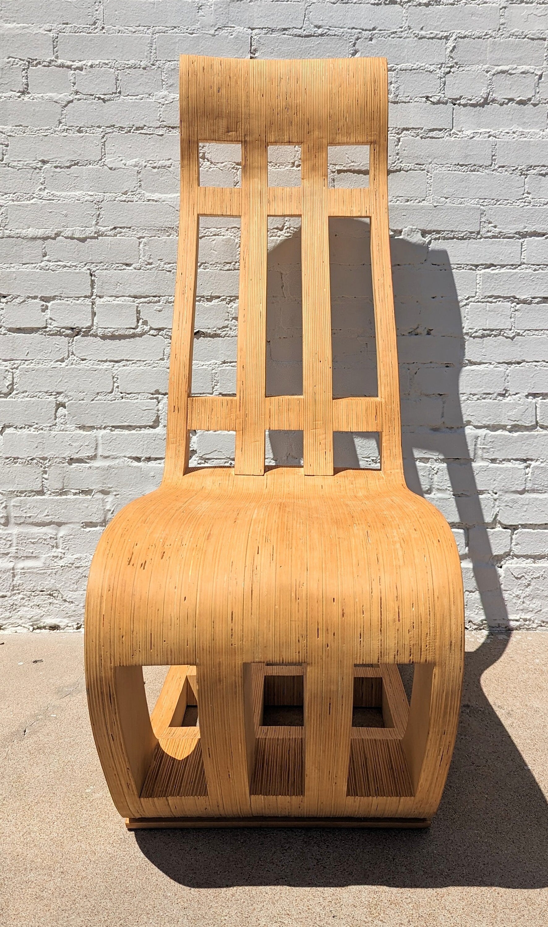 Mid Century Modern Style Custom Built Bentwood Chair