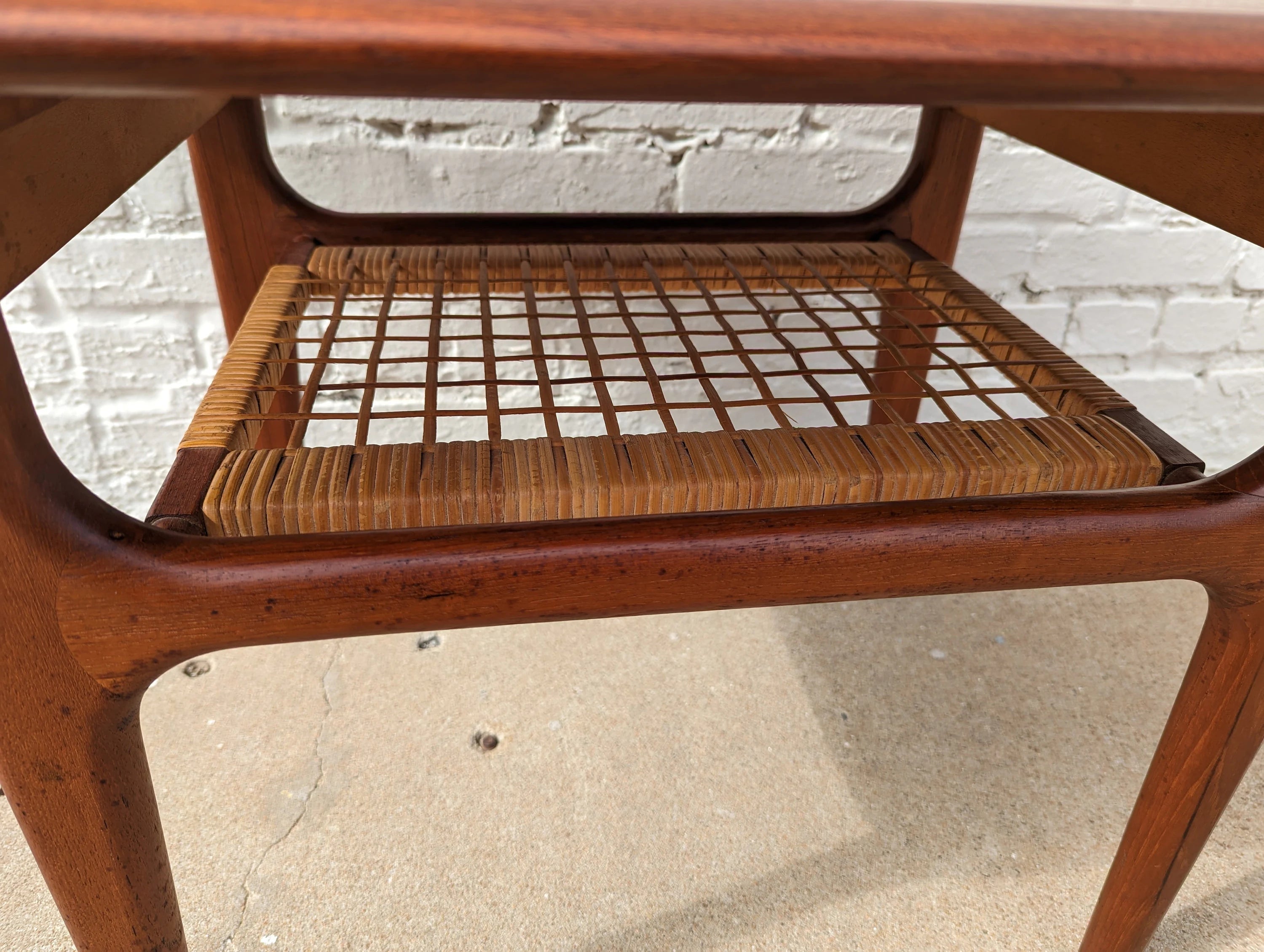 Mid Century Danish Modern Side Table by Trioh