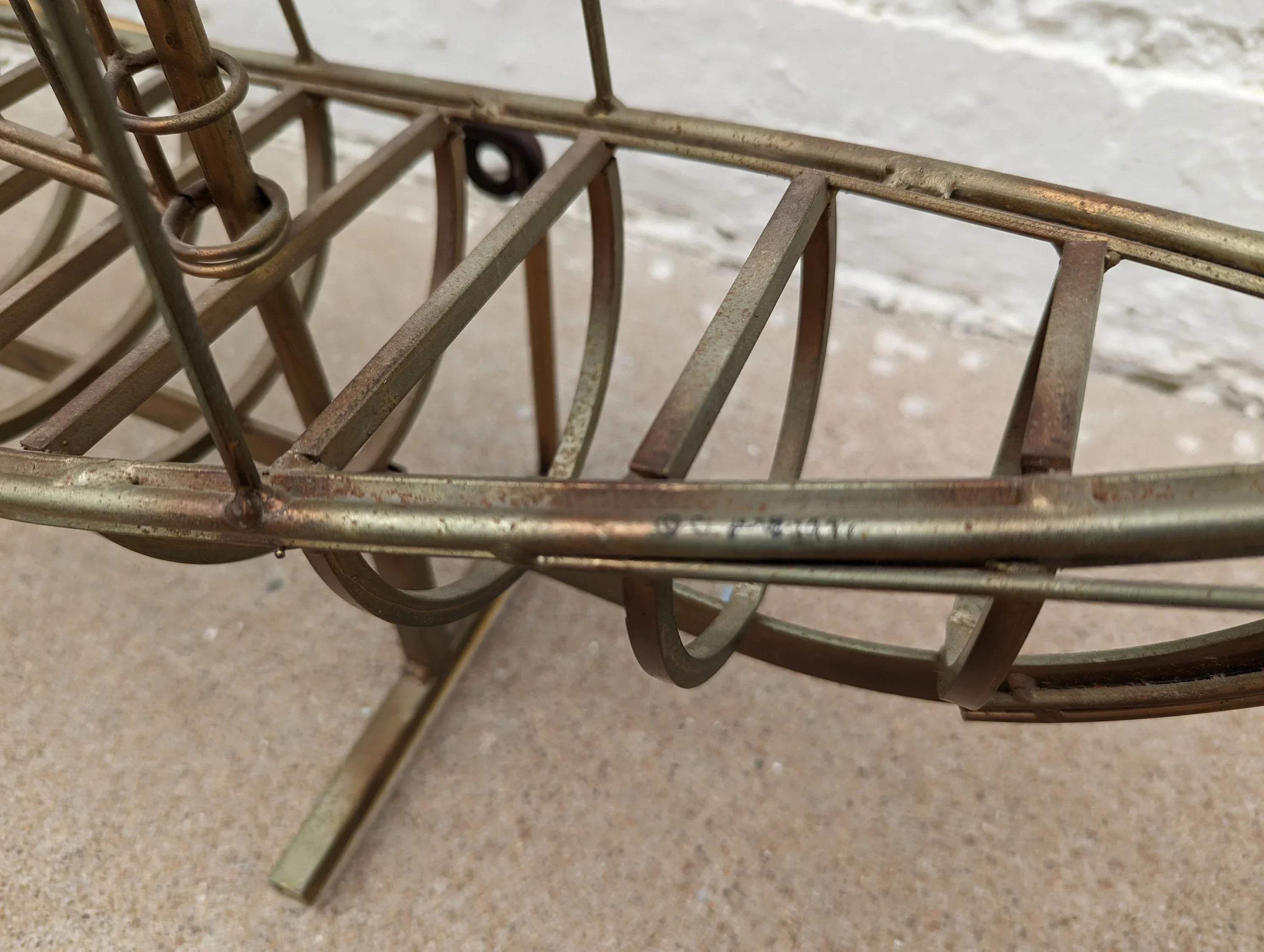 Mid Century Modern C Jere Large Ship