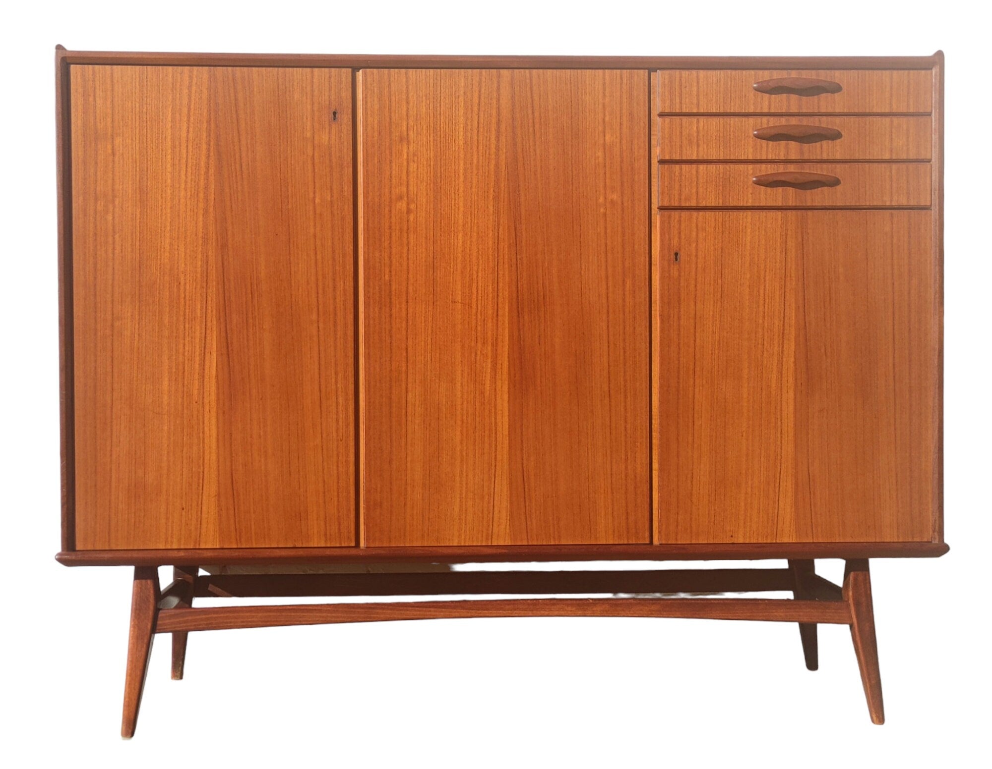 Mid Century Danish Modern Large Teak Cabinet