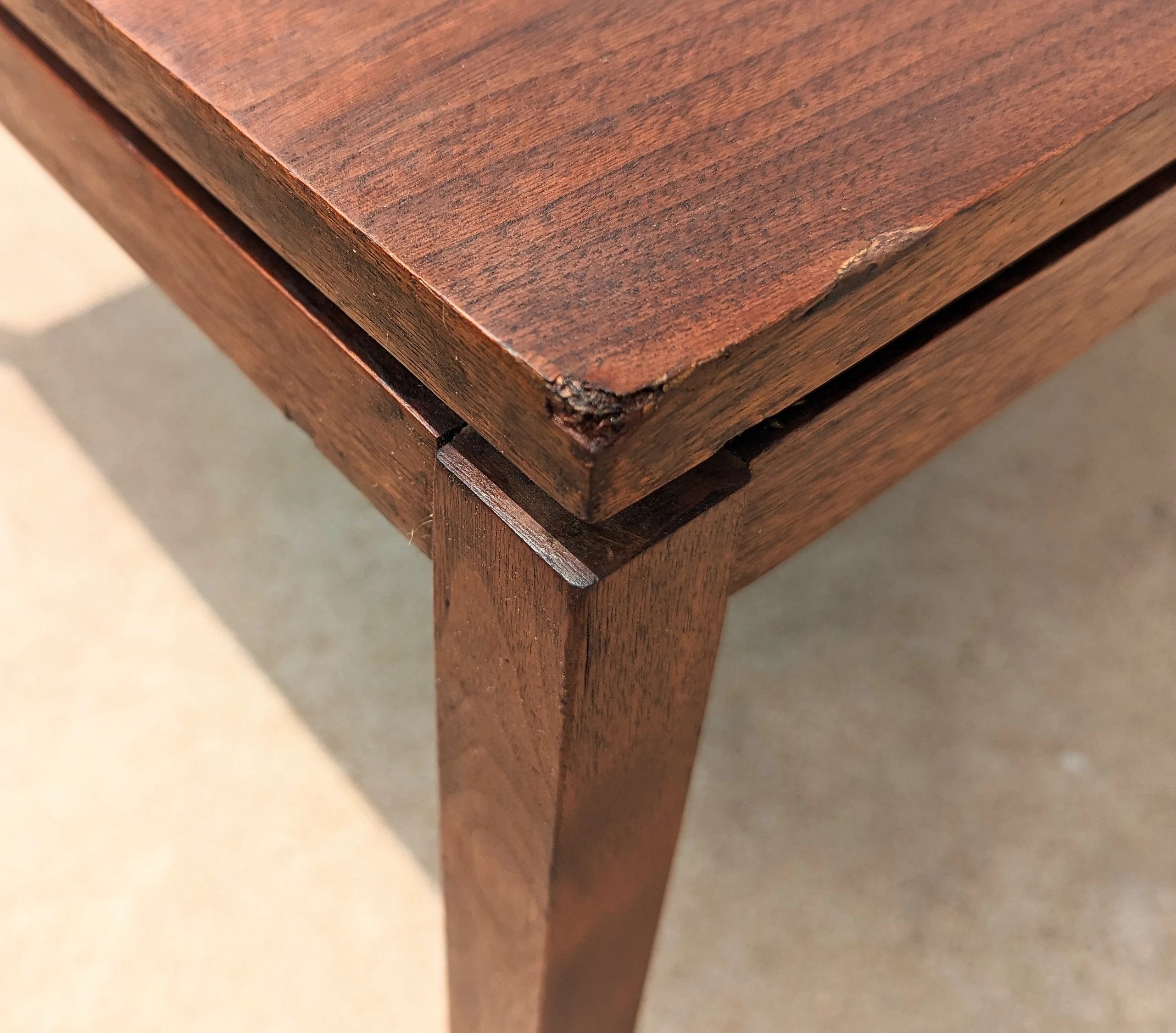 Mid Century Modern Jens Risom Larger Side Table