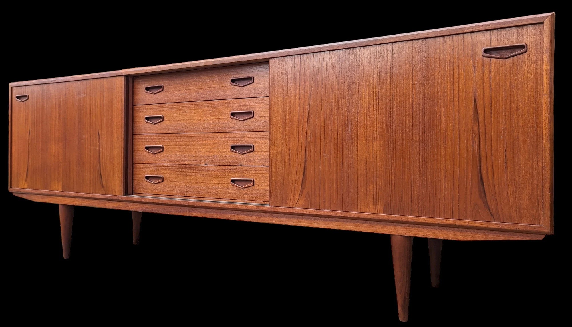 Mid Century Modern Clausen and Son Teak Credenza